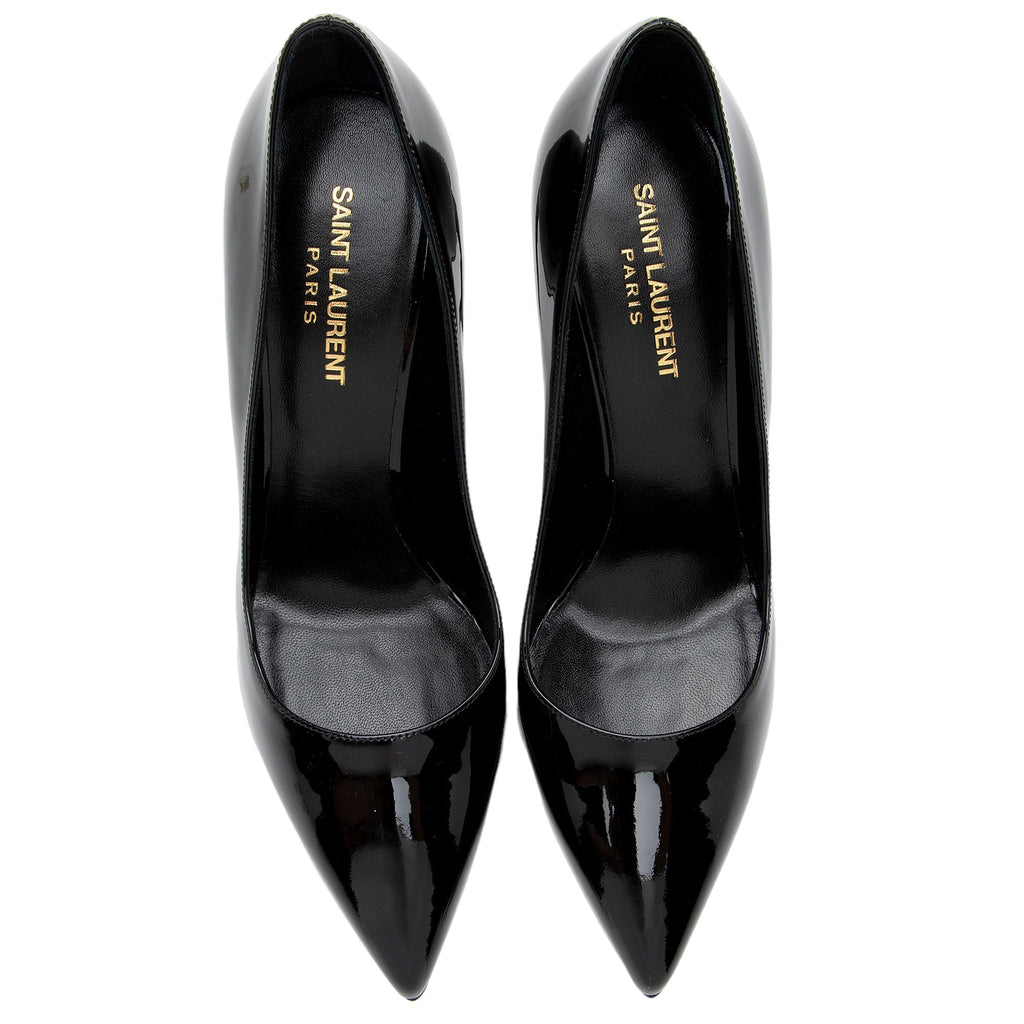Saint Laurent Patent Leather Paris Pumps - Size 8.5 / 38.5 (SHF-fCSL0z)