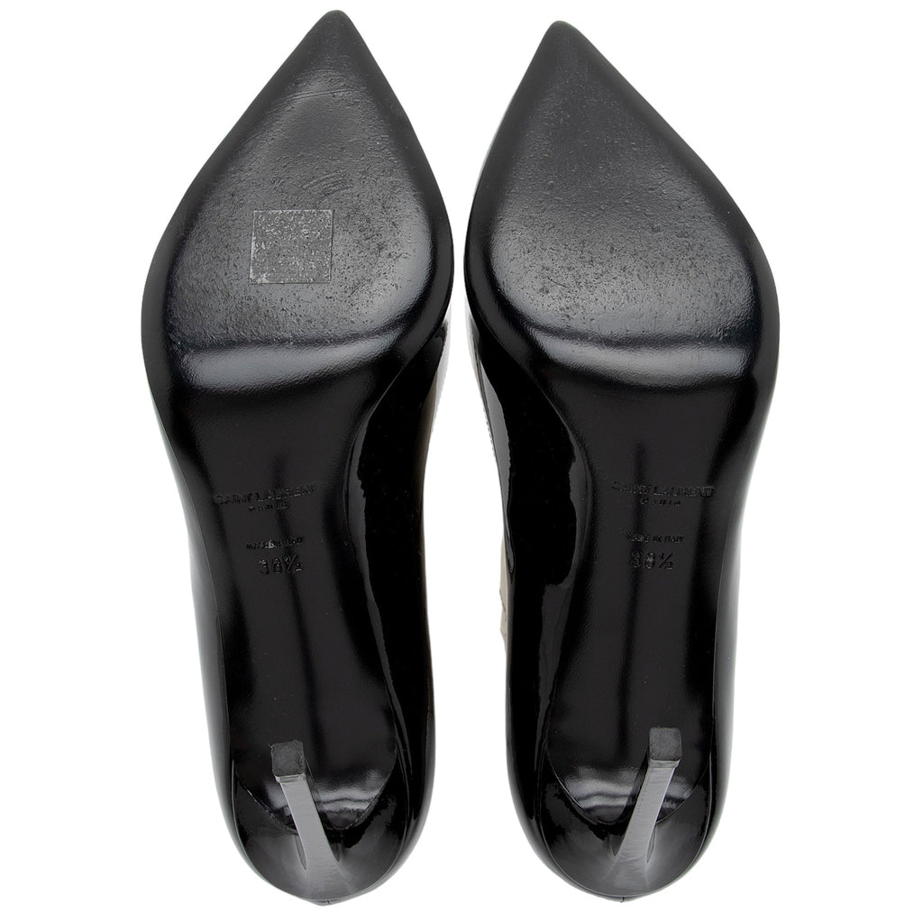 Saint Laurent Patent Leather Paris Pumps - Size 8.5 / 38.5 (SHF-fCSL0z)