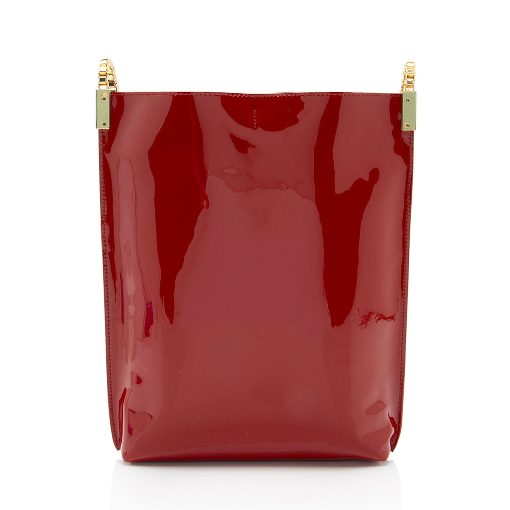 Saint Laurent Patent Leather Suzanne Small Hobo (SHF-2wiVvB)