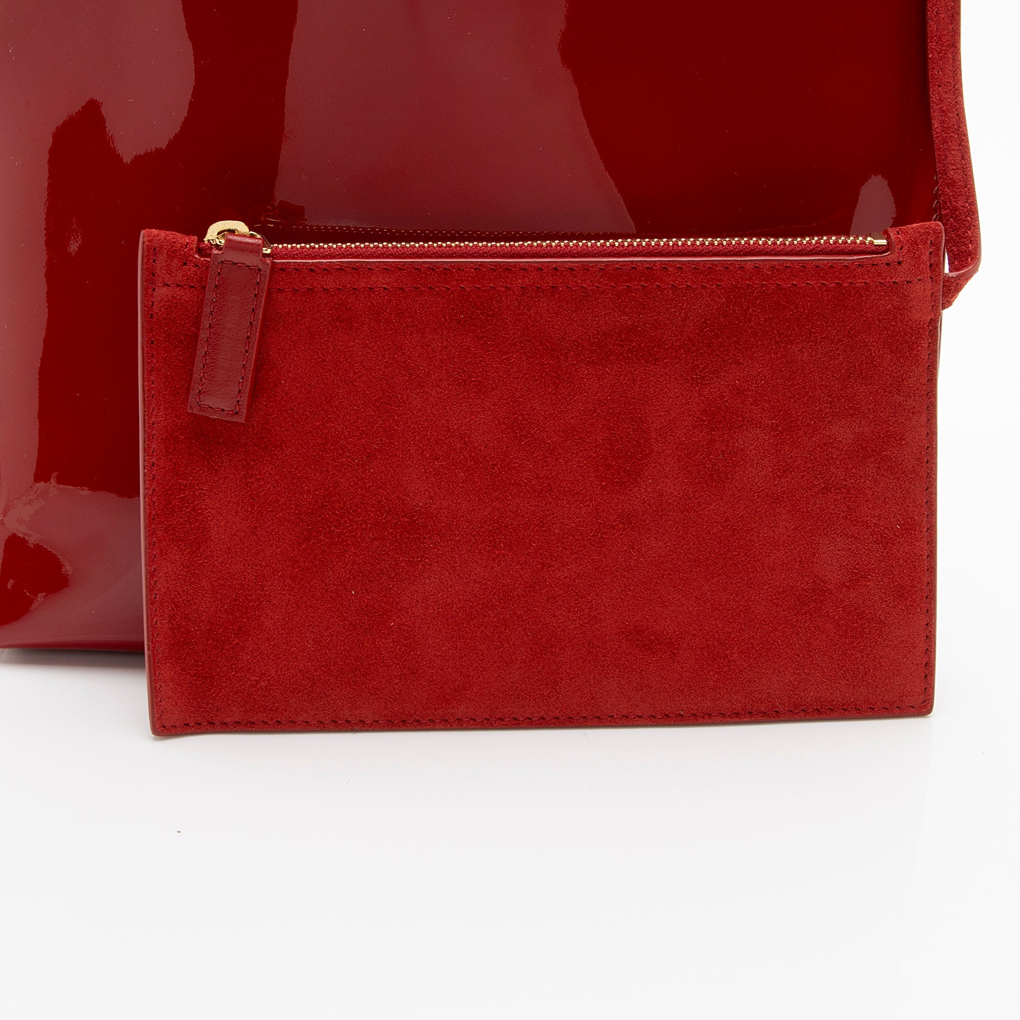 Saint Laurent Patent Leather Suzanne Small Hobo (SHF-2wiVvB)