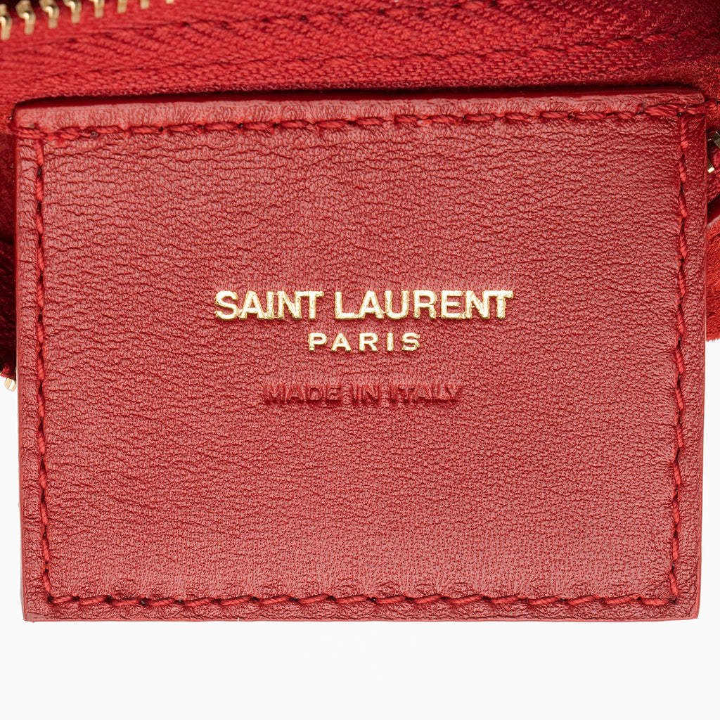 Saint Laurent Patent Leather Suzanne Small Hobo (SHF-5o8aM7)