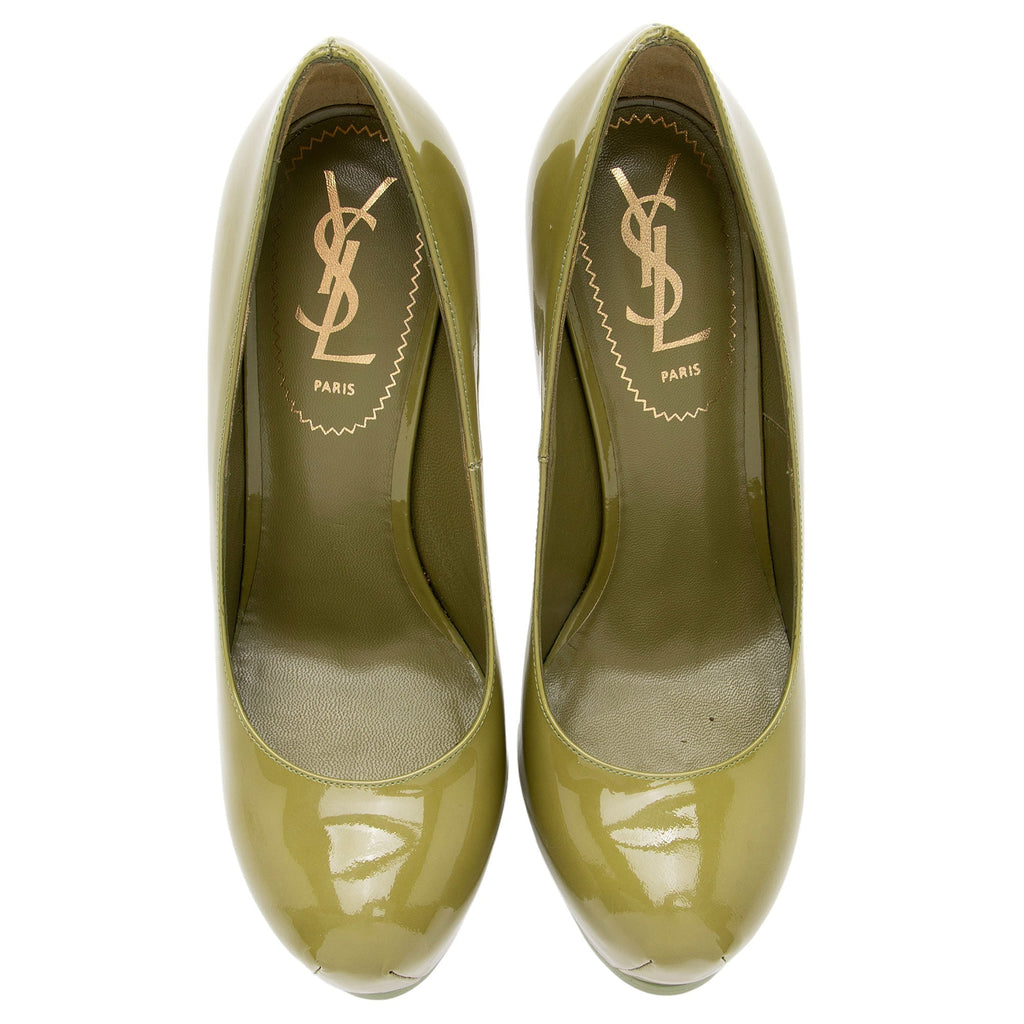 Saint Laurent Patent Leather Tribtoo Pumps - Size 6 / 36 (SHF-GL2C6C)