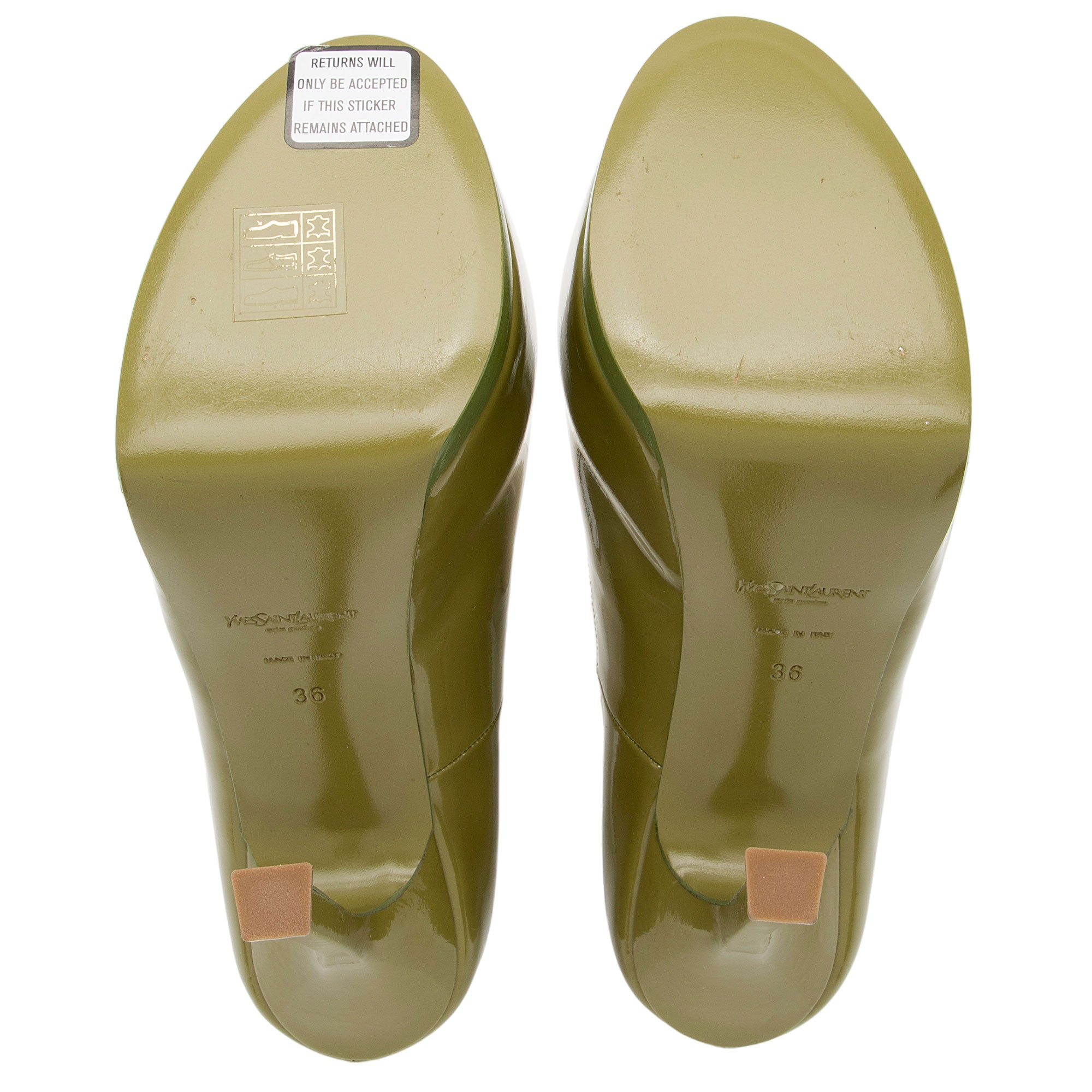 Saint Laurent Patent Leather Tribtoo Pumps - Size 6 / 36 (SHF-GL2C6C)