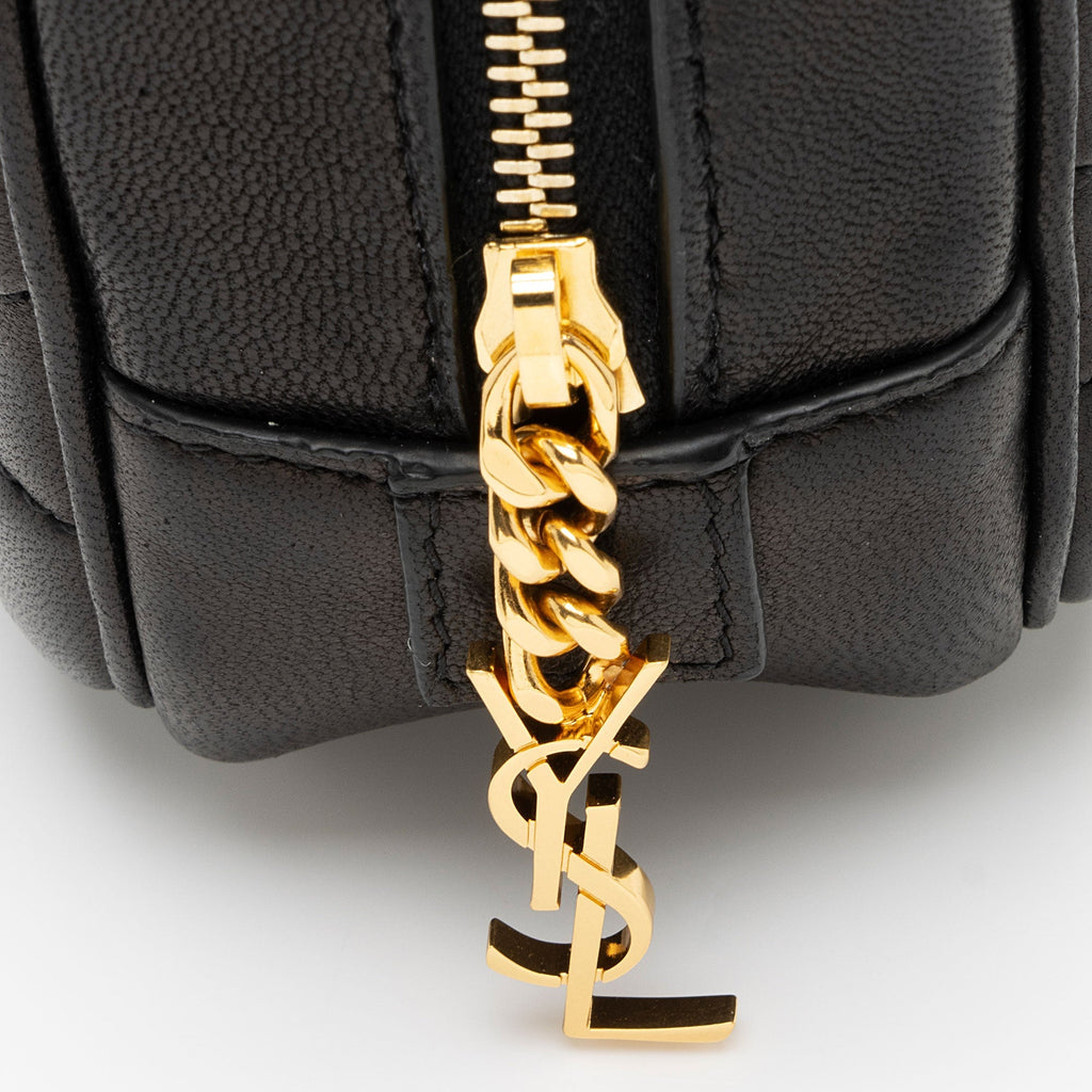 Saint Laurent Quilted Lambskin Lolita Cosmetic Pouch (SHF-TLgjs7)