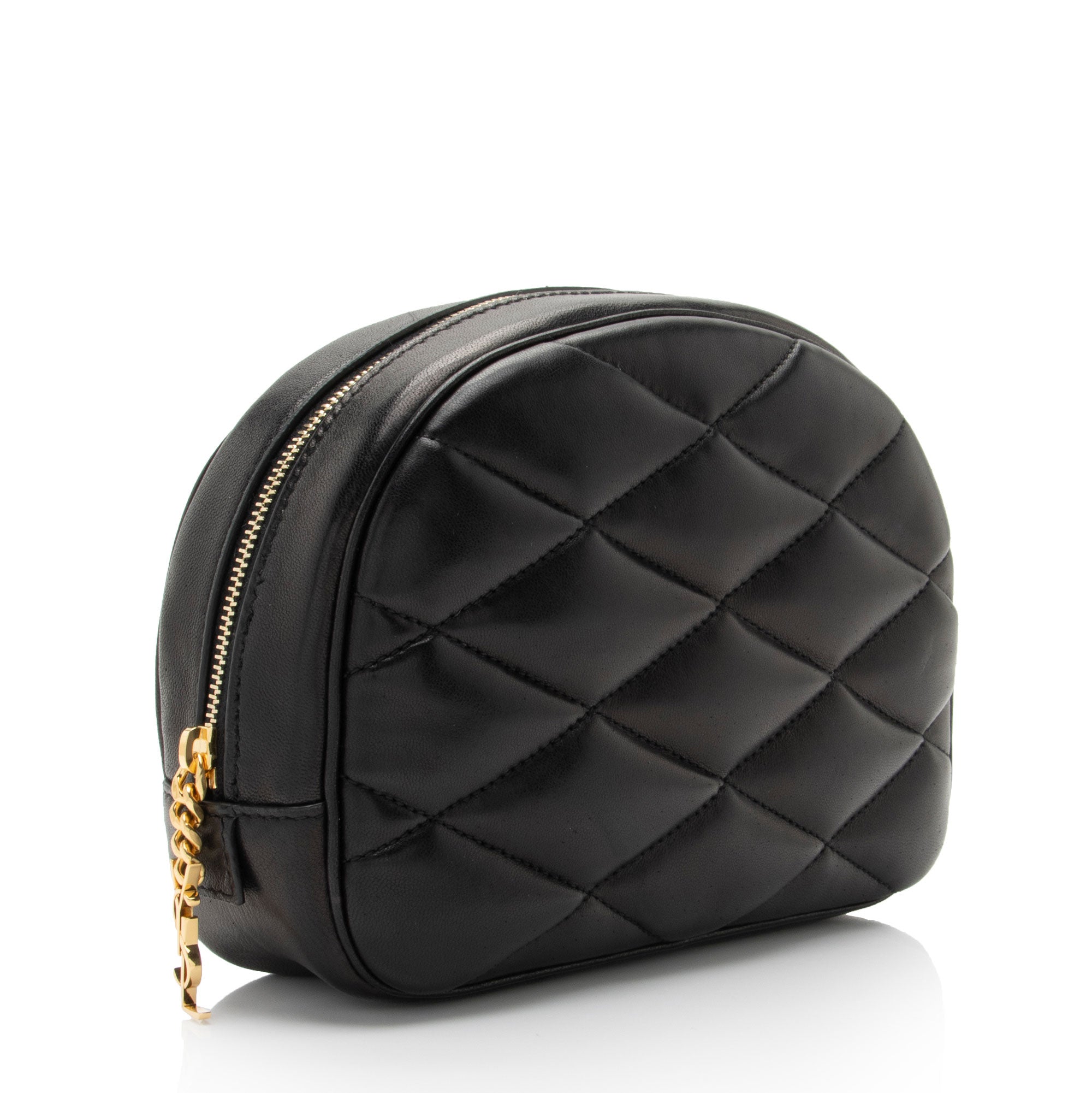 Saint Laurent Quilted Lambskin Lolita Cosmetic Pouch (SHF-TLgjs7)