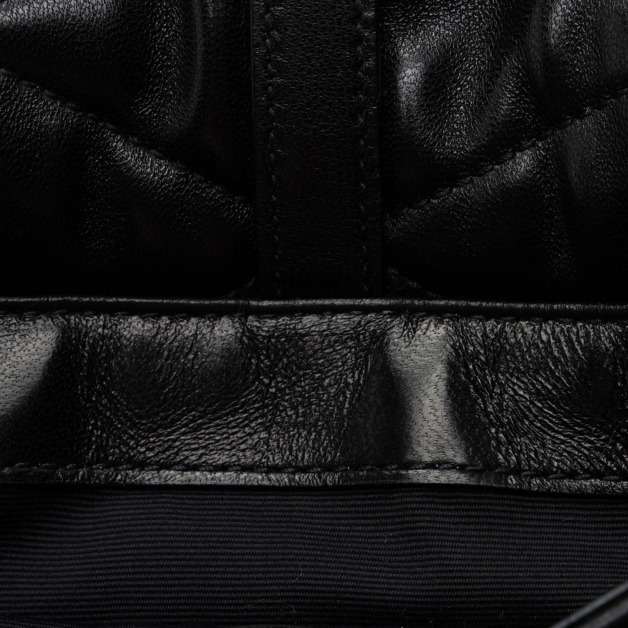 Saint Laurent Quilted Lambskin Monogram Le 57 Hobo (SHF-46zvkL)