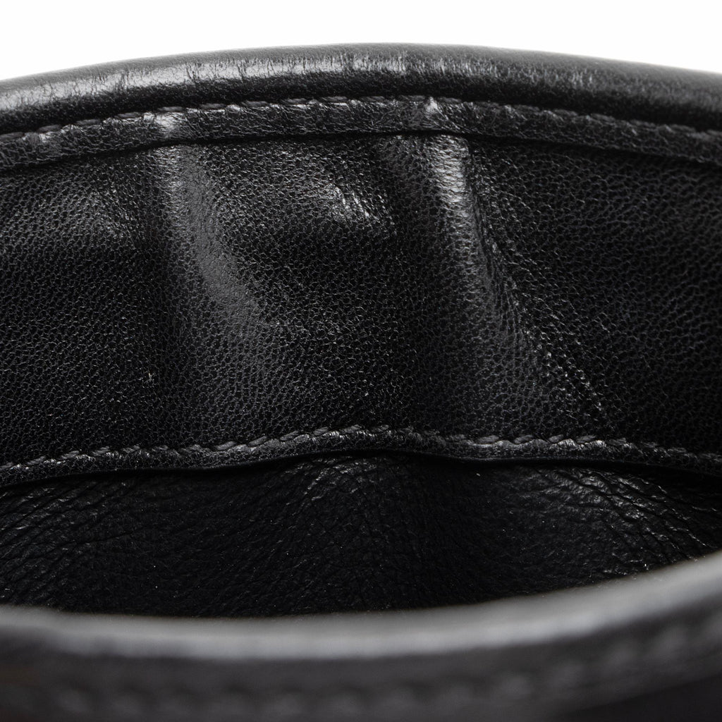 Saint Laurent Quilted Lambskin Monogram Victoire Baby Chain Clutch (SHF-M6OIgU)