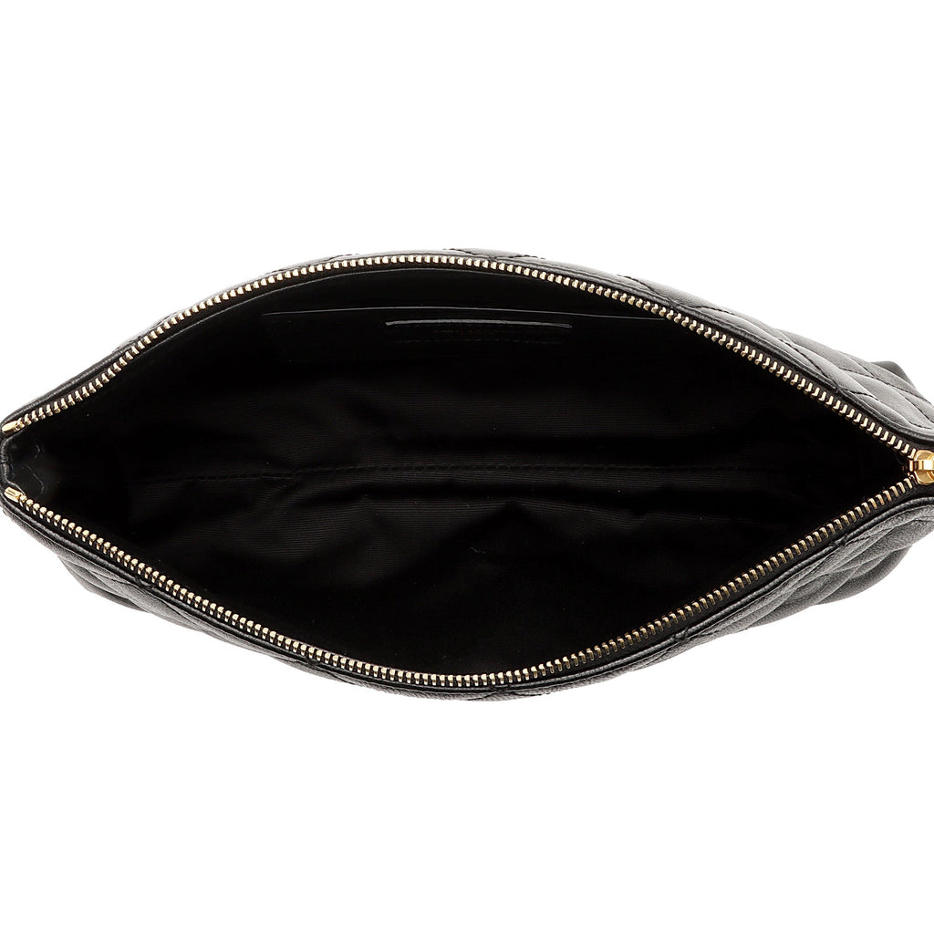 Saint Laurent Quilted Lambskin Pouch (SHF-ixv7Bg)