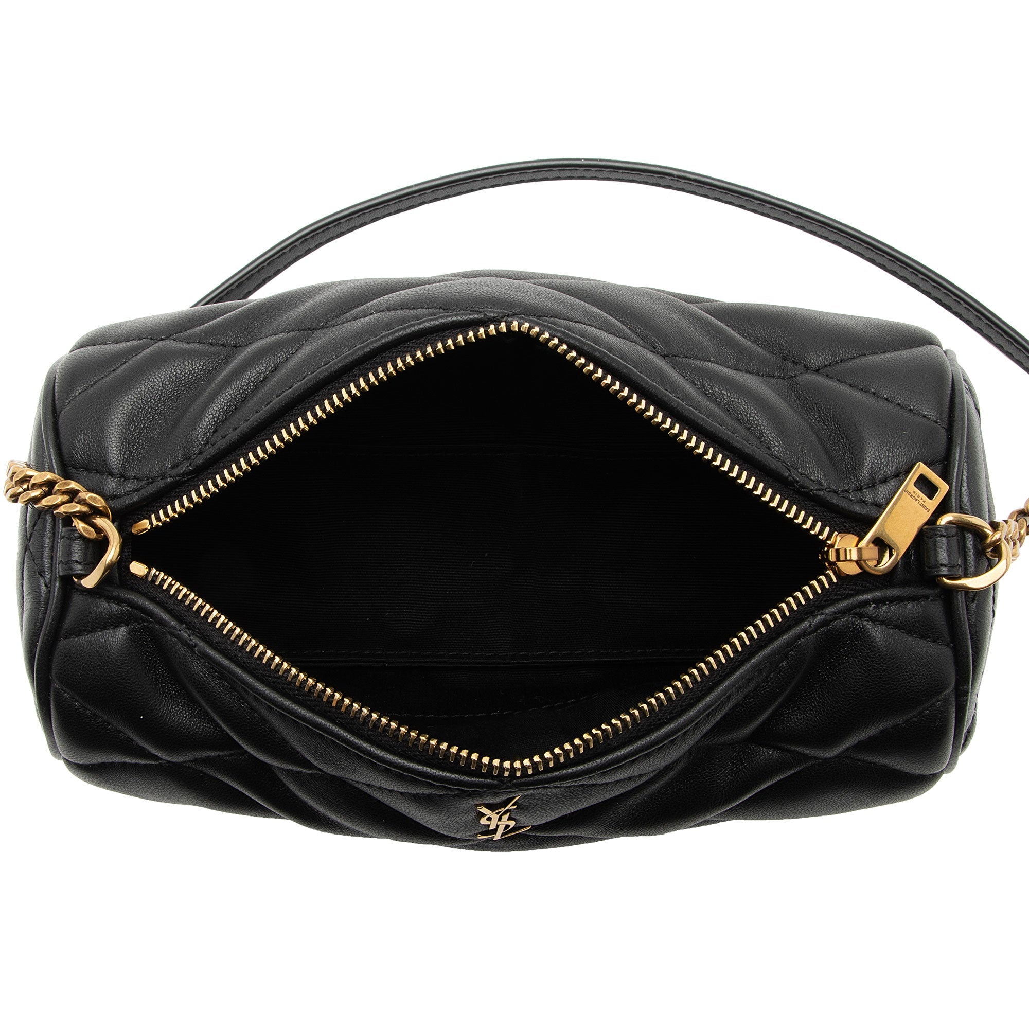 Saint Laurent Quilted Lambskin Sade Mini Tube Bag (SHF-WvSgLo)