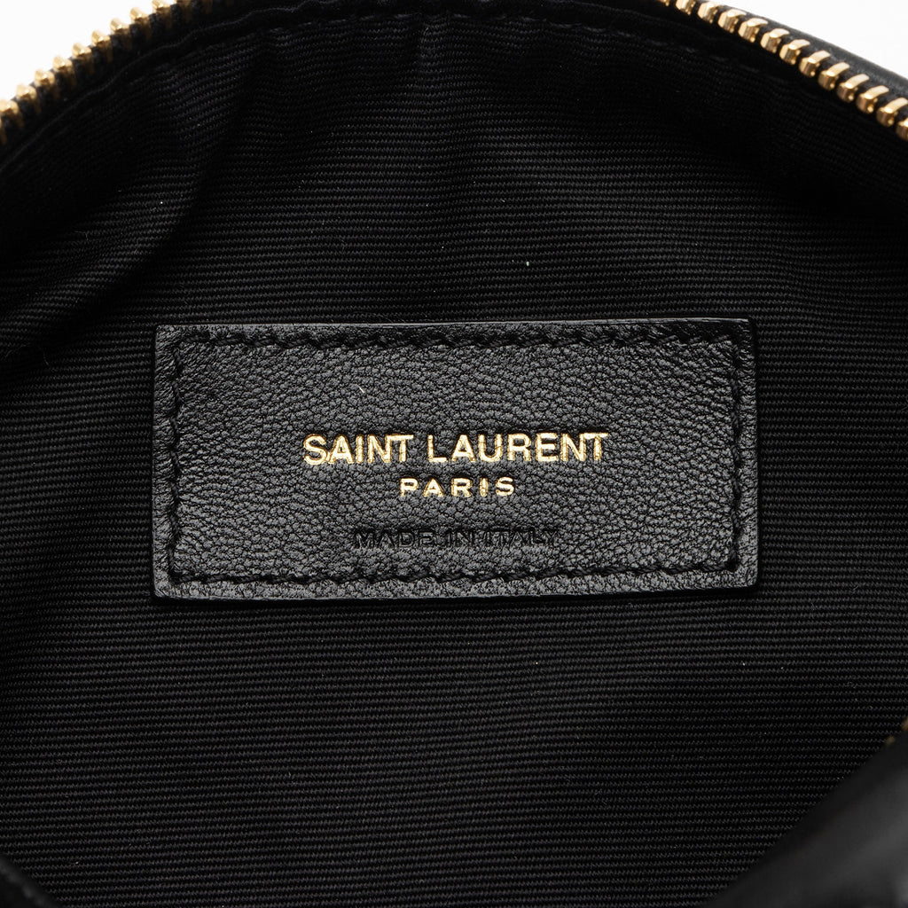 Saint Laurent Quilted Lambskin Sade Mini Tube Bag (SHF-WvSgLo)