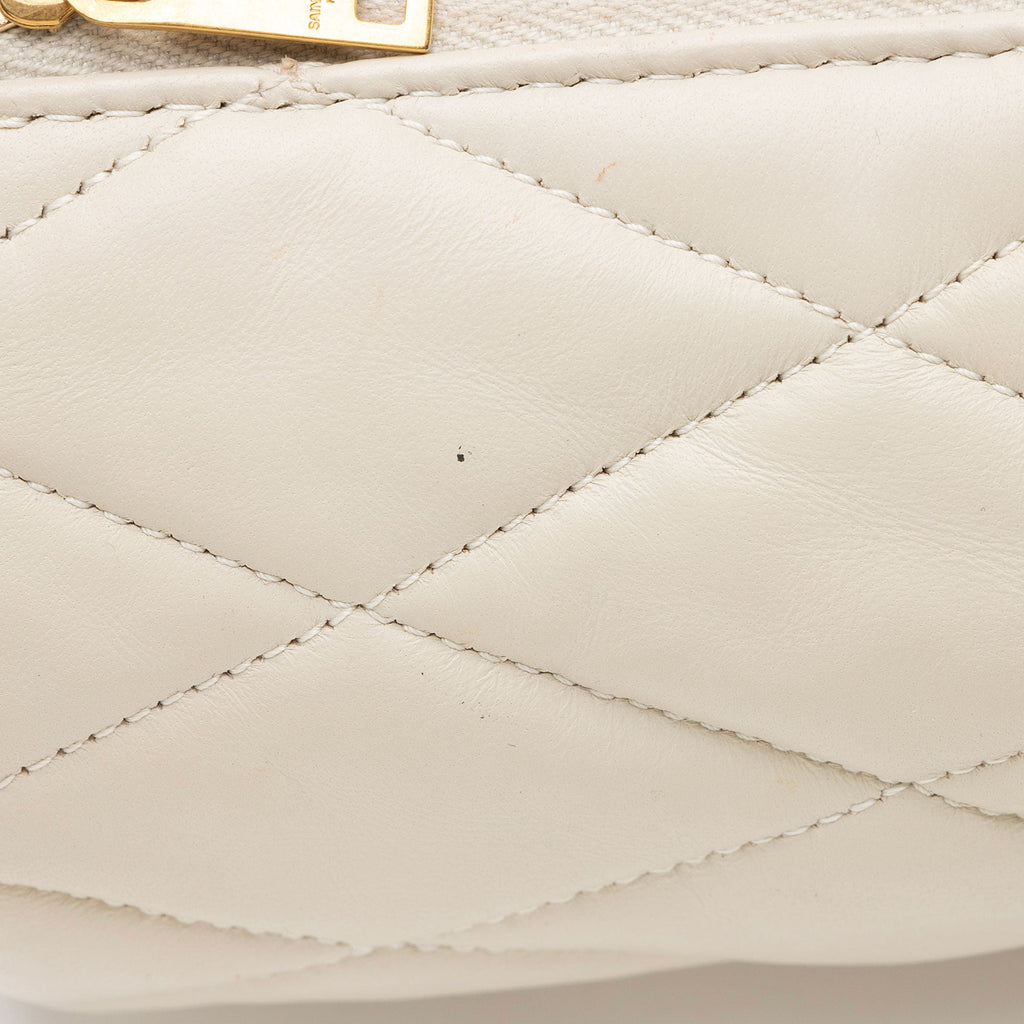 Saint Laurent Quilted Lambskin Sade Mini Tube Bag (SHF-SBssyh)
