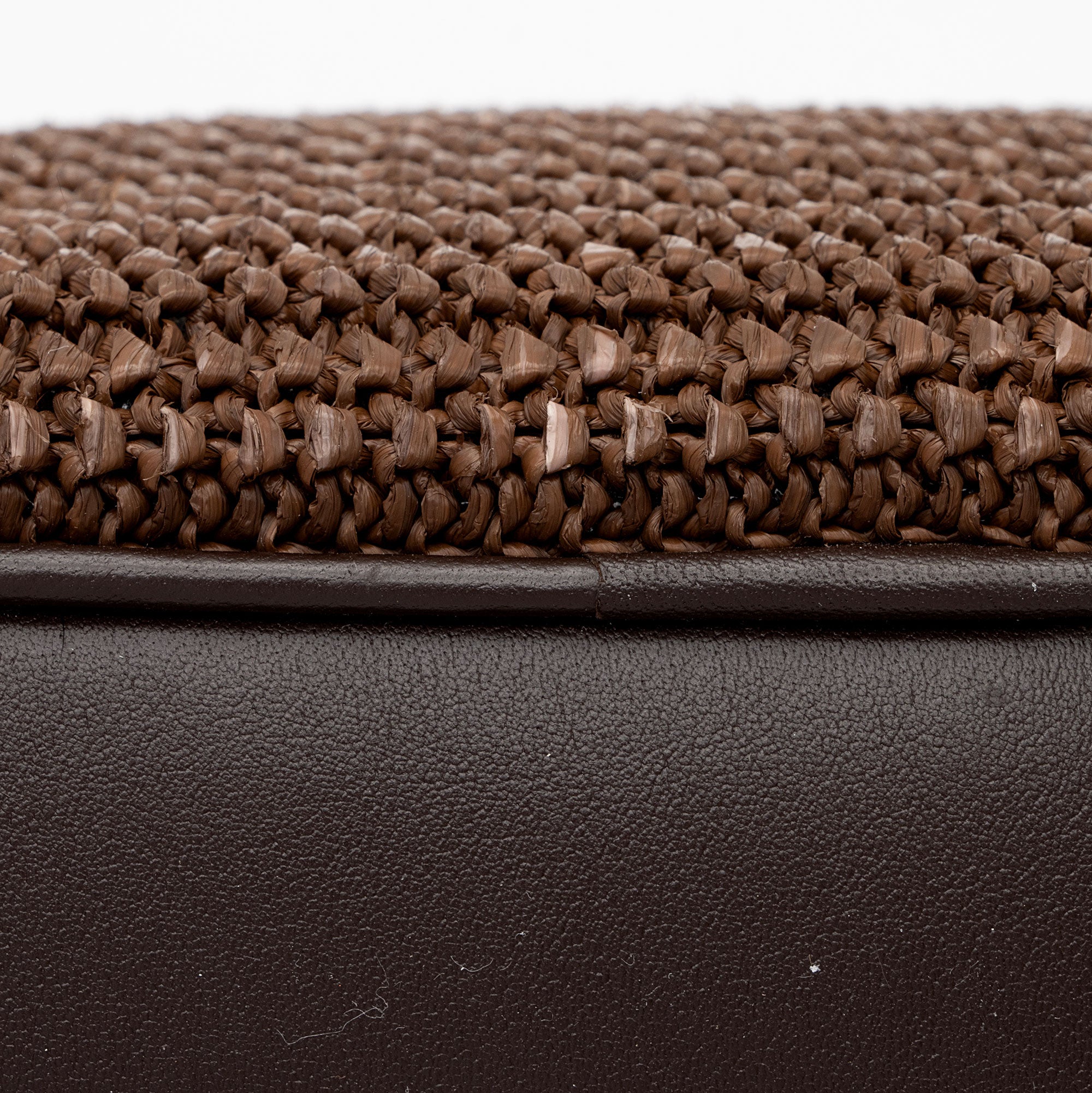 Saint Laurent Raffia Calfskin Monogram Lou Camera Bag (SHF-PUUOKP)