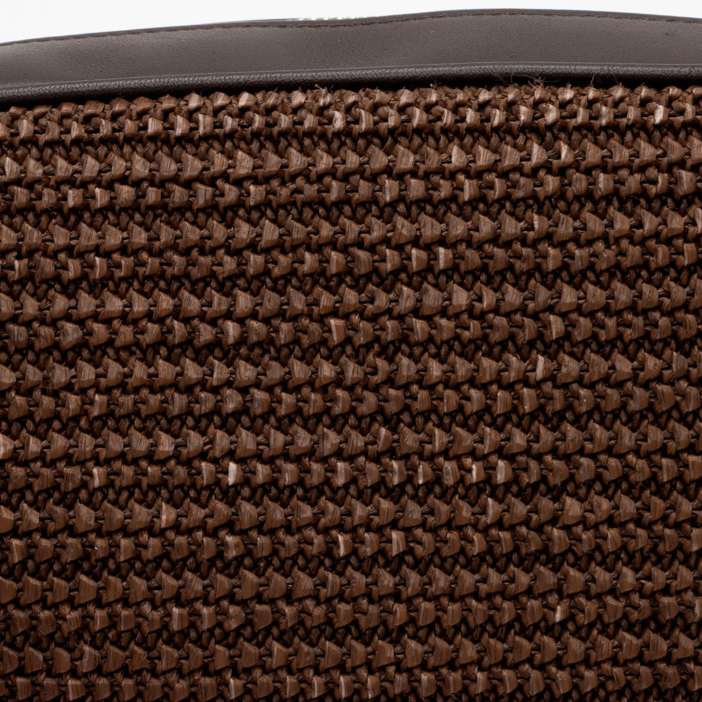 Saint Laurent Raffia Calfskin Monogram Lou Camera Bag (SHF-PUUOKP)
