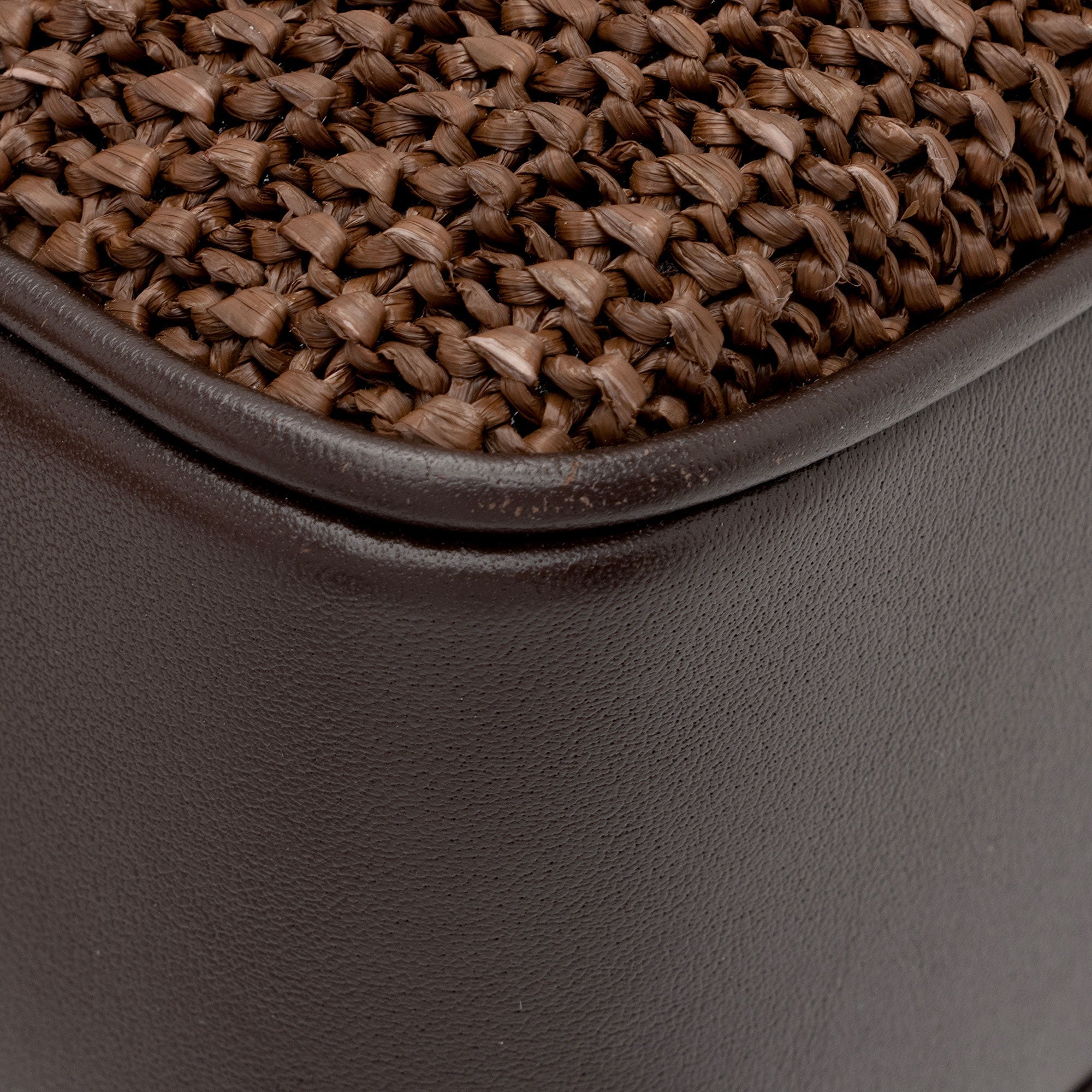 Saint Laurent Raffia Calfskin Monogram Lou Camera Bag (SHF-PUUOKP)