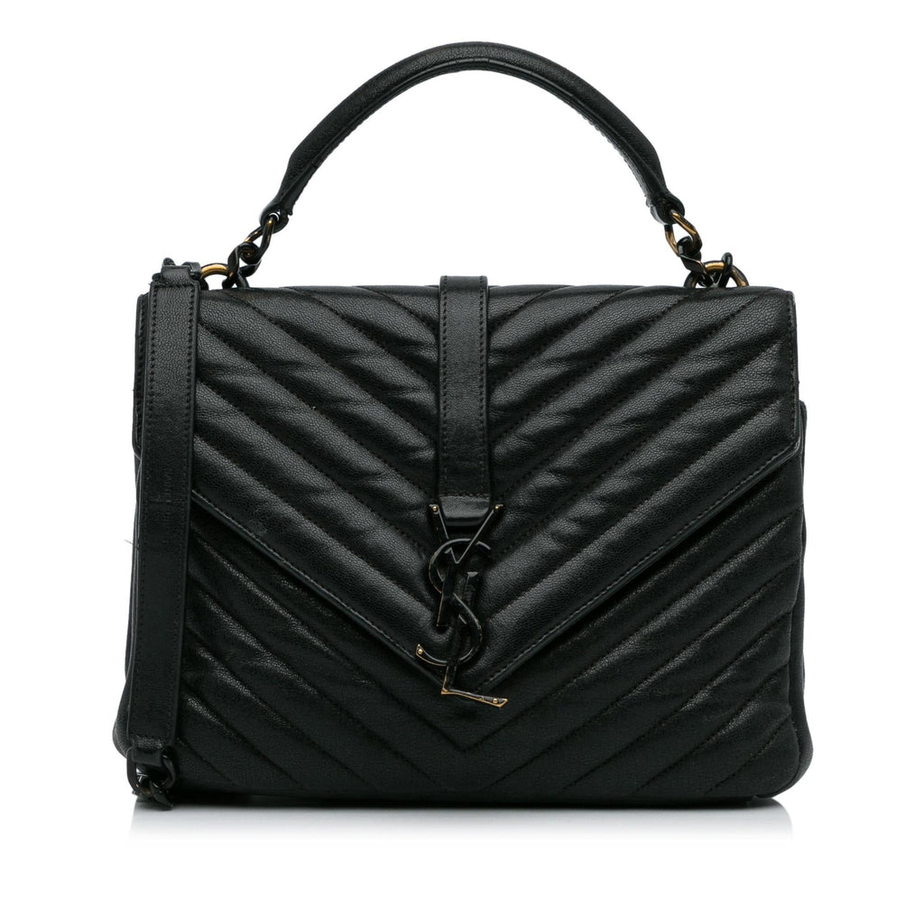 Saint Laurent Small College Satchel (SHG-GwPW7O)