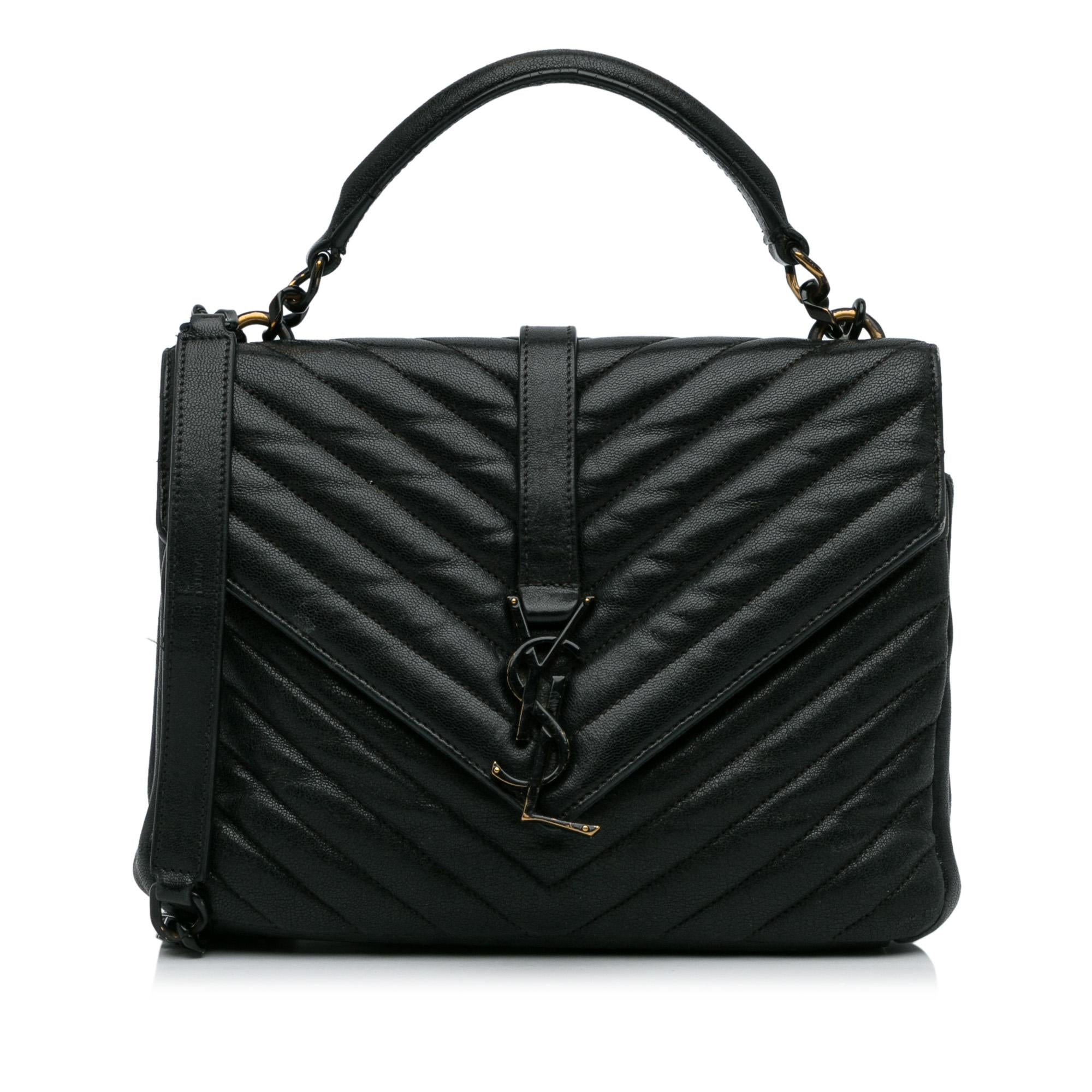 Saint Laurent Small College Satchel (SHG-GwPW7O)