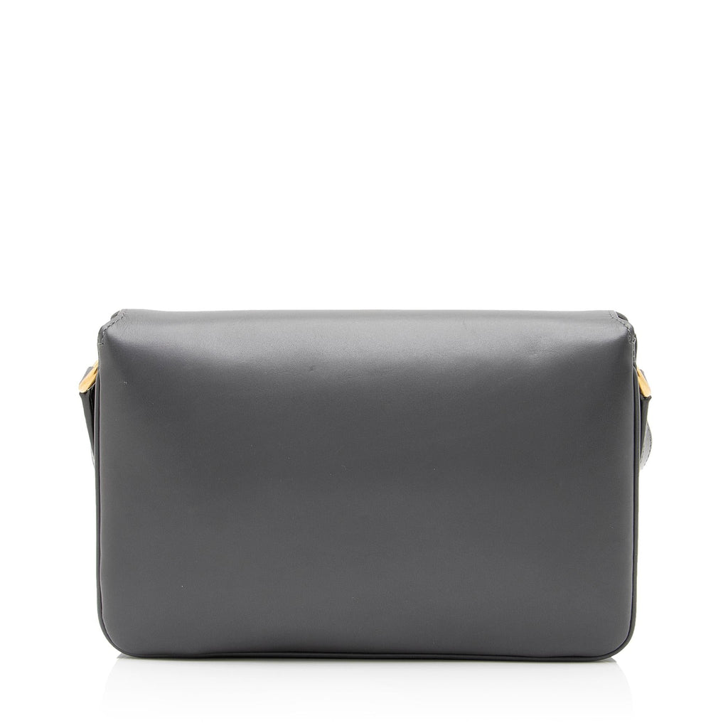 Saint Laurent Smooth Calfskin Le Maillon Shoulder Bag (SHF-23712)