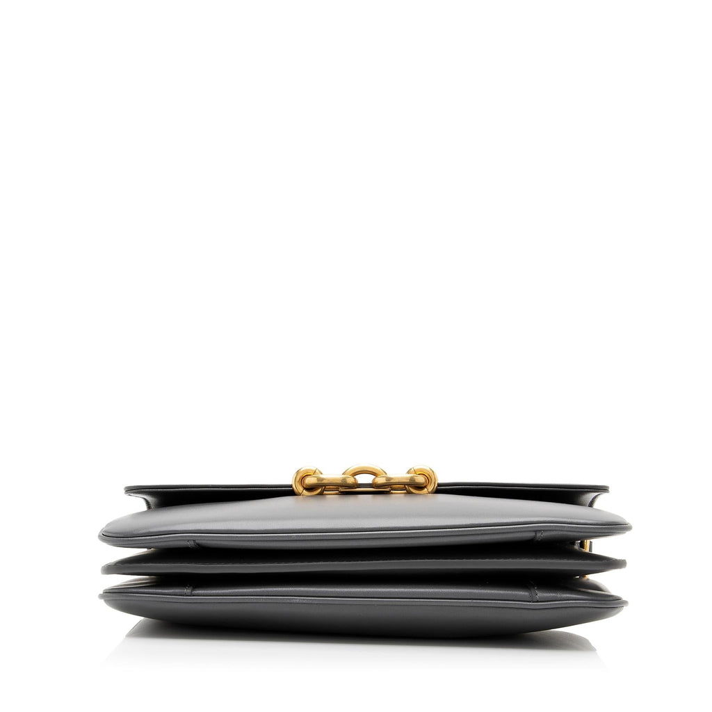 Saint Laurent Smooth Calfskin Le Maillon Shoulder Bag (SHF-23712)