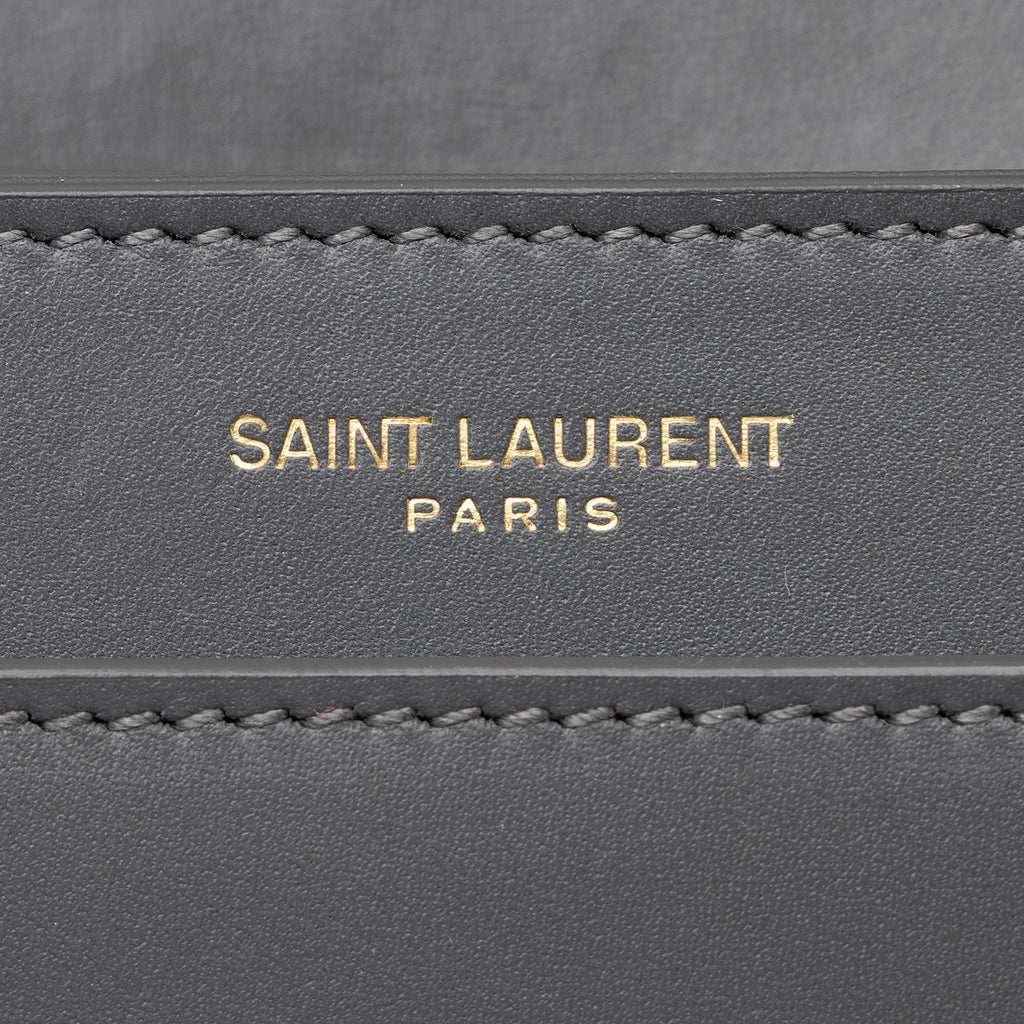 Saint Laurent Smooth Calfskin Le Maillon Shoulder Bag (SHF-23712)