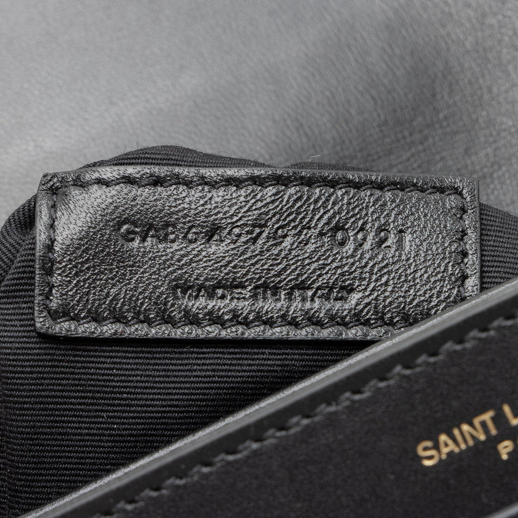 Saint Laurent Smooth Calfskin Le Maillon Shoulder Bag (SHF-1cEBlW)
