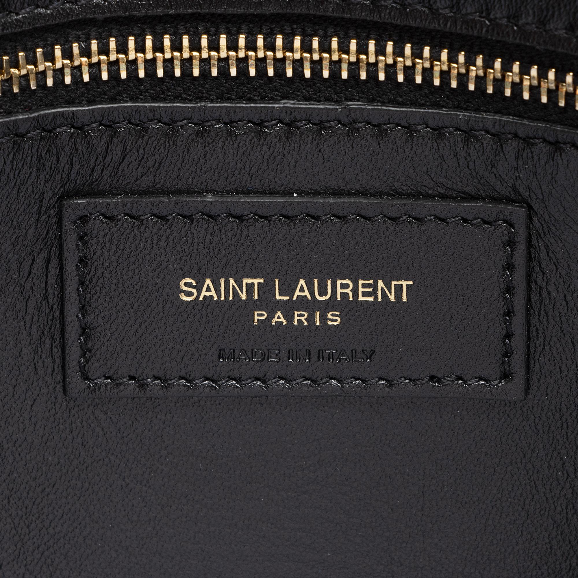 Saint Laurent Smooth Calfskin Le Maillon Shoulder Bag (SHF-1cEBlW)