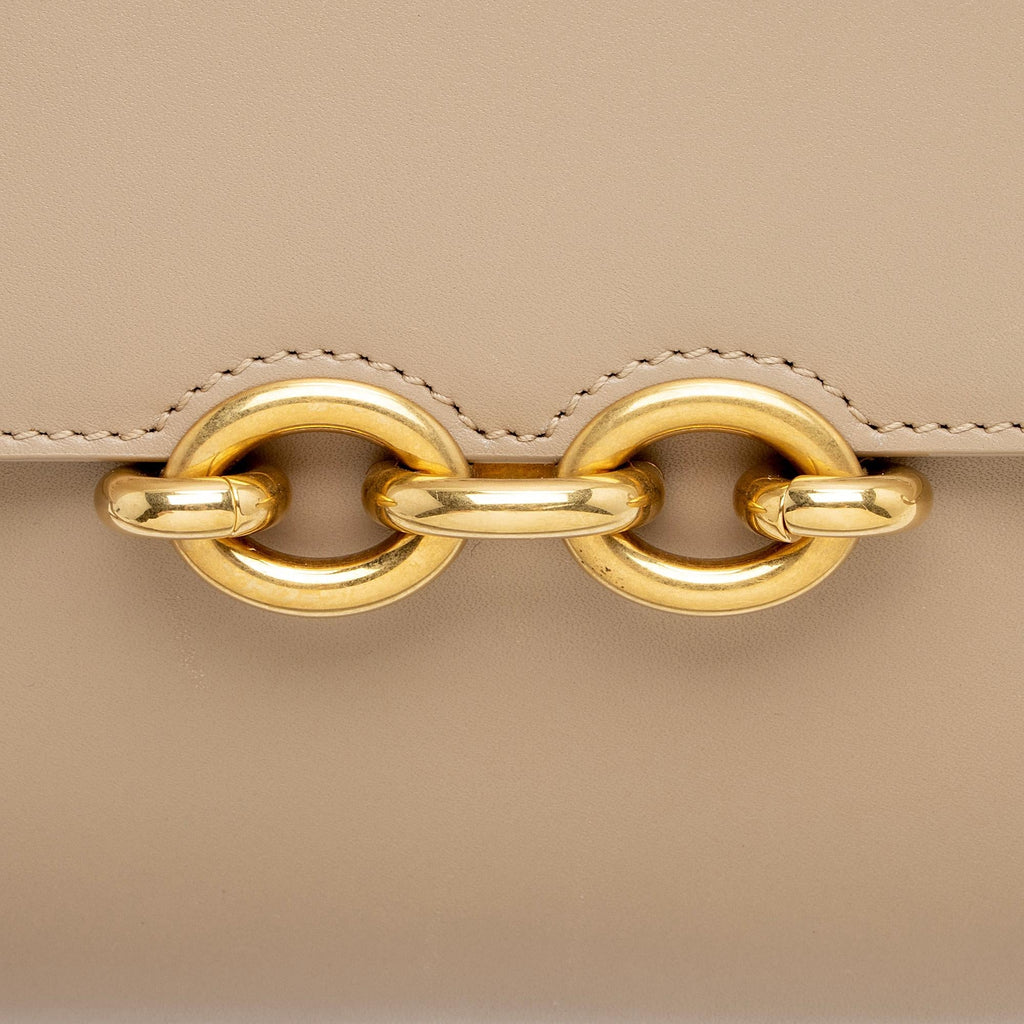 Saint Laurent Smooth Calfskin Le Maillon Shoulder Bag (SHF-ykAnZ1)