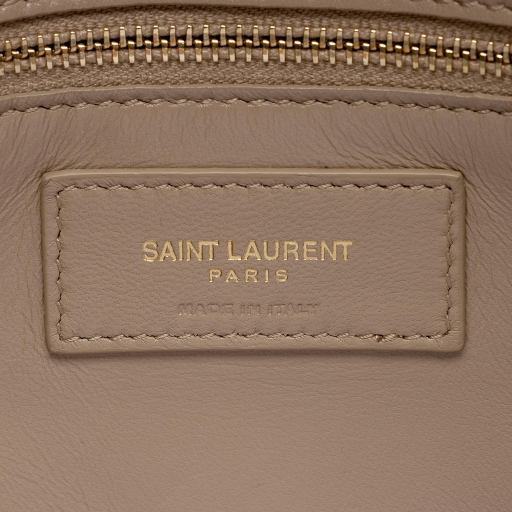 Saint Laurent Smooth Calfskin Le Maillon Shoulder Bag (SHF-ykAnZ1)