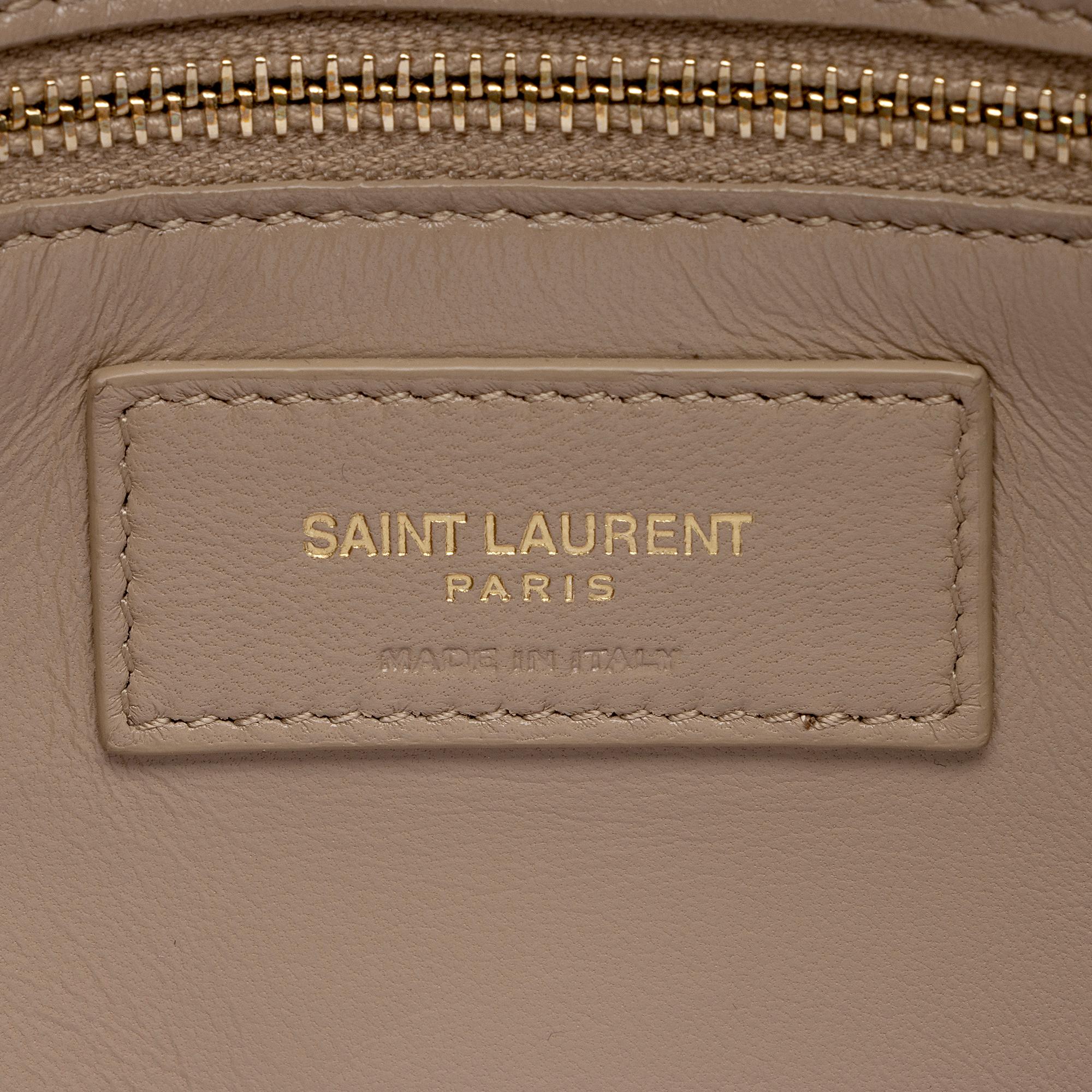 Saint Laurent Smooth Calfskin Le Maillon Shoulder Bag (SHF-ykAnZ1)