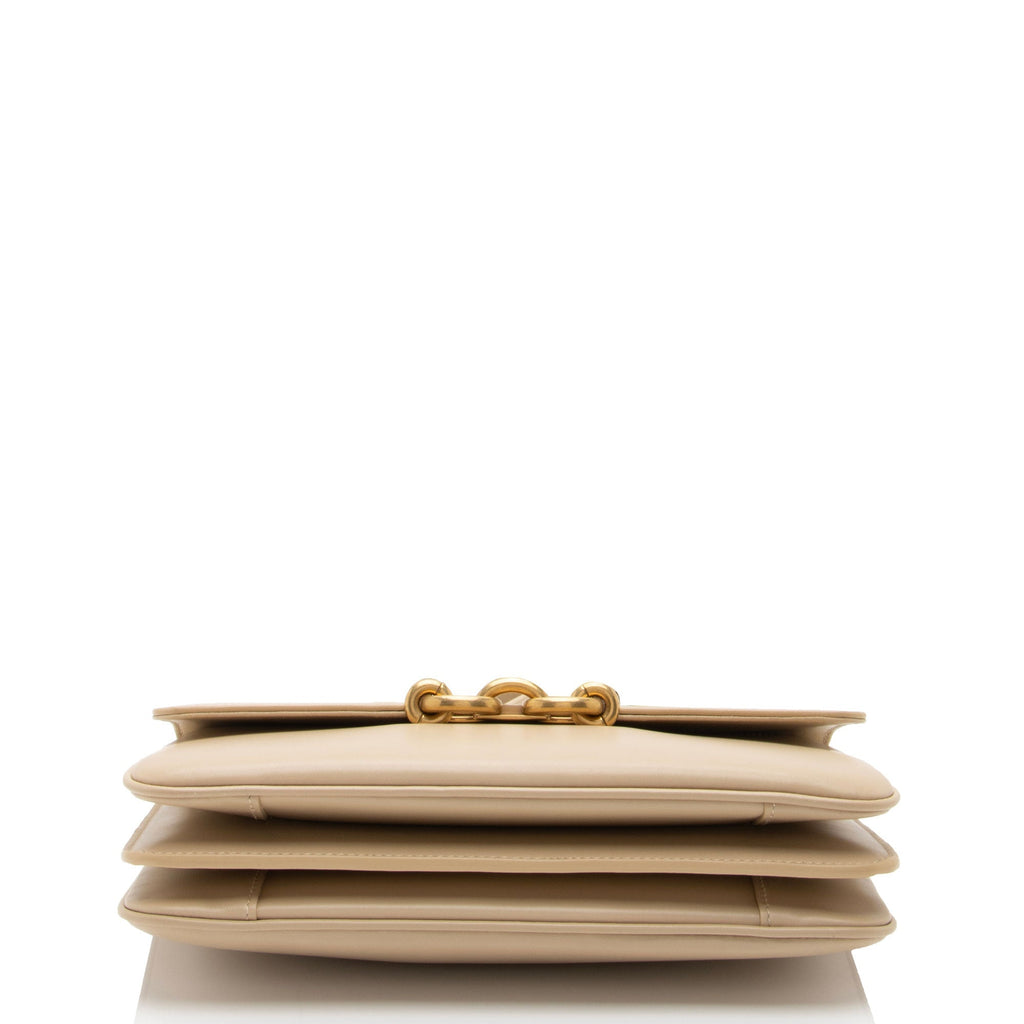 Saint Laurent Smooth Calfskin Le Maillon Shoulder Bag (SHF-tgPMeo)