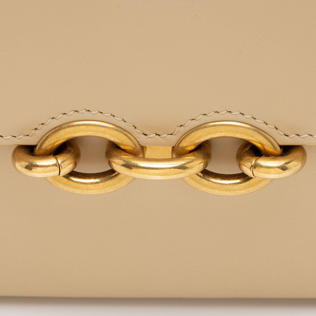 Saint Laurent Smooth Calfskin Le Maillon Shoulder Bag (SHF-tgPMeo)
