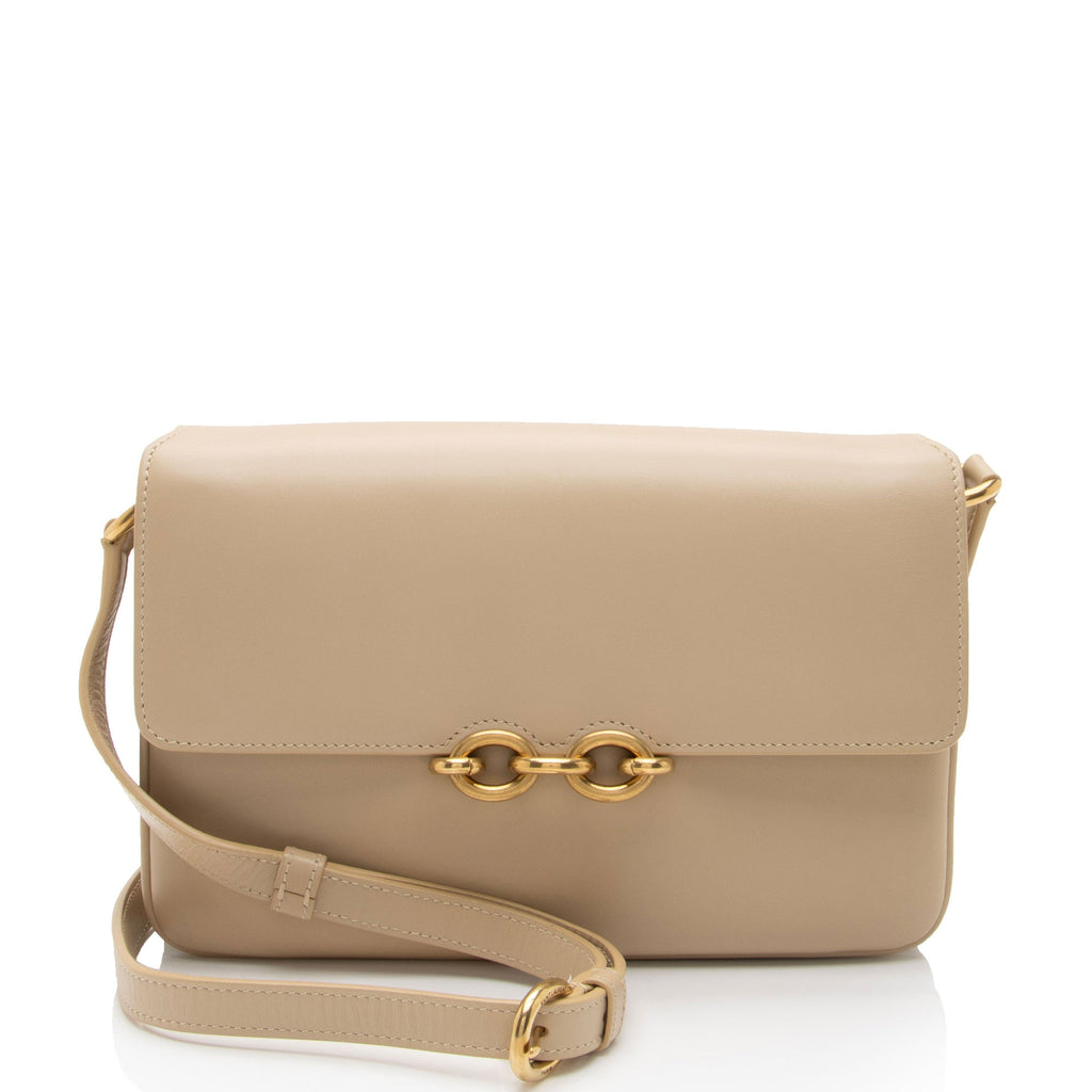 Saint Laurent Smooth Calfskin Le Maillon Shoulder Bag (SHF-tgPMeo)