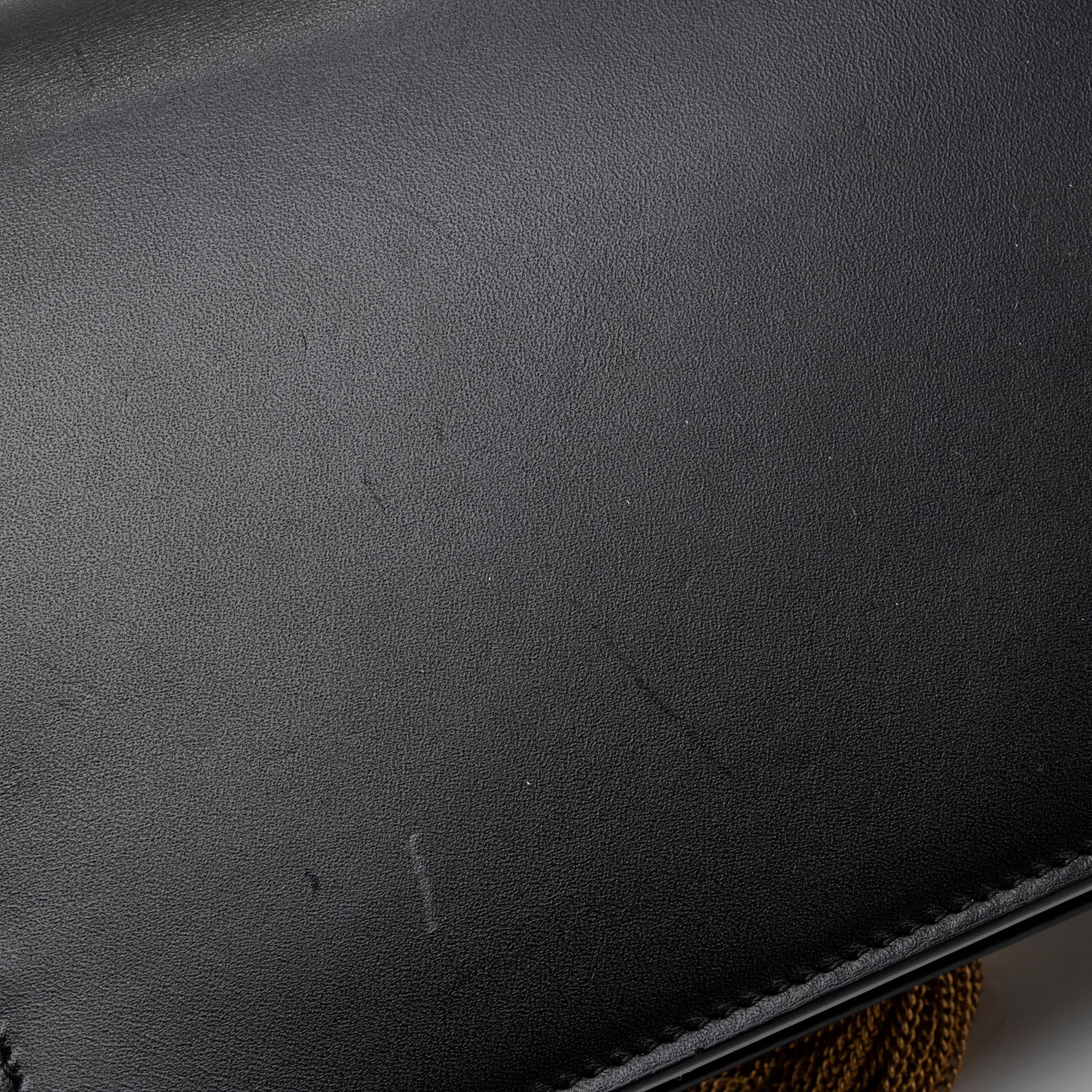 Saint Laurent Smooth Calfskin Monogram Kate Tassel Chain Wallet (SHF-PhIRuS)