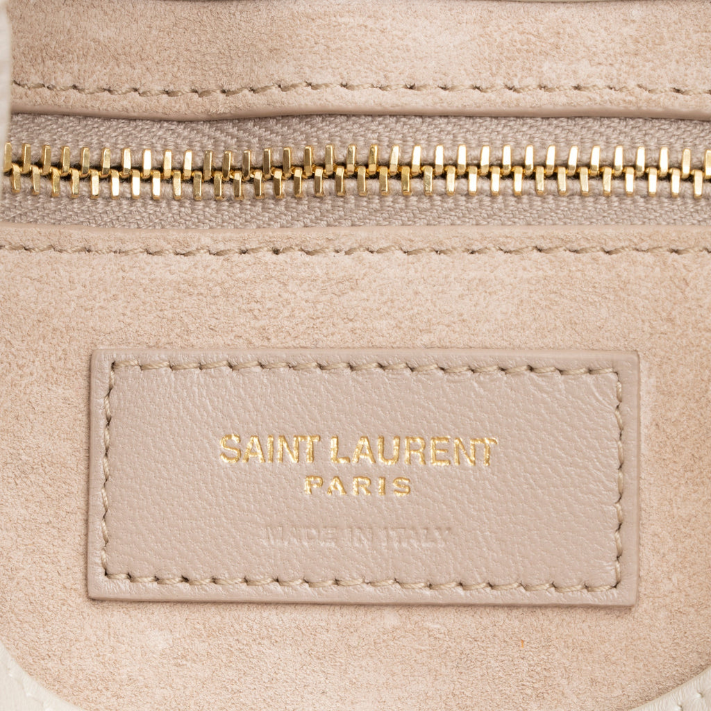 Saint Laurent Smooth Calfskin Monogram Le 5 A 7 Hobo (SHF-cZsFkn)