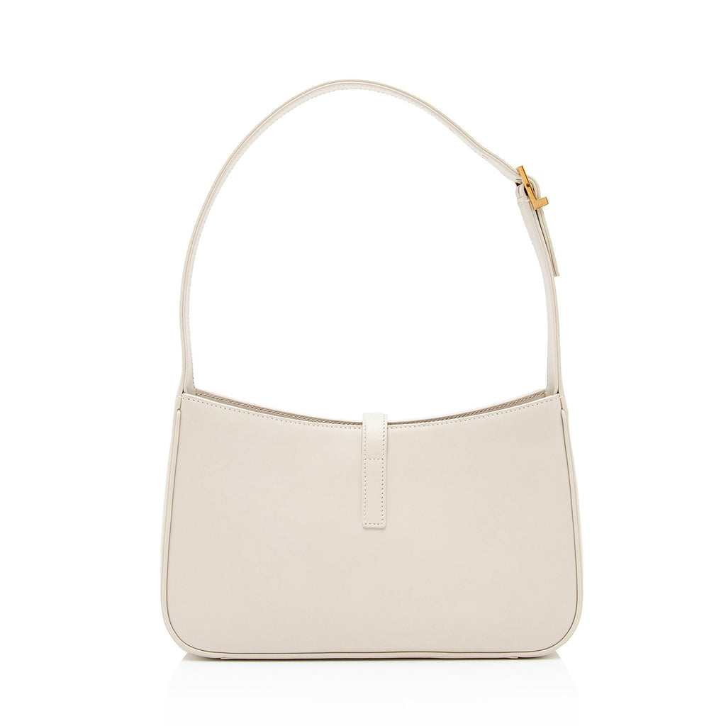 Saint Laurent Smooth Calfskin Monogram Le 5 A 7 Hobo (SHF-AFbrT4)