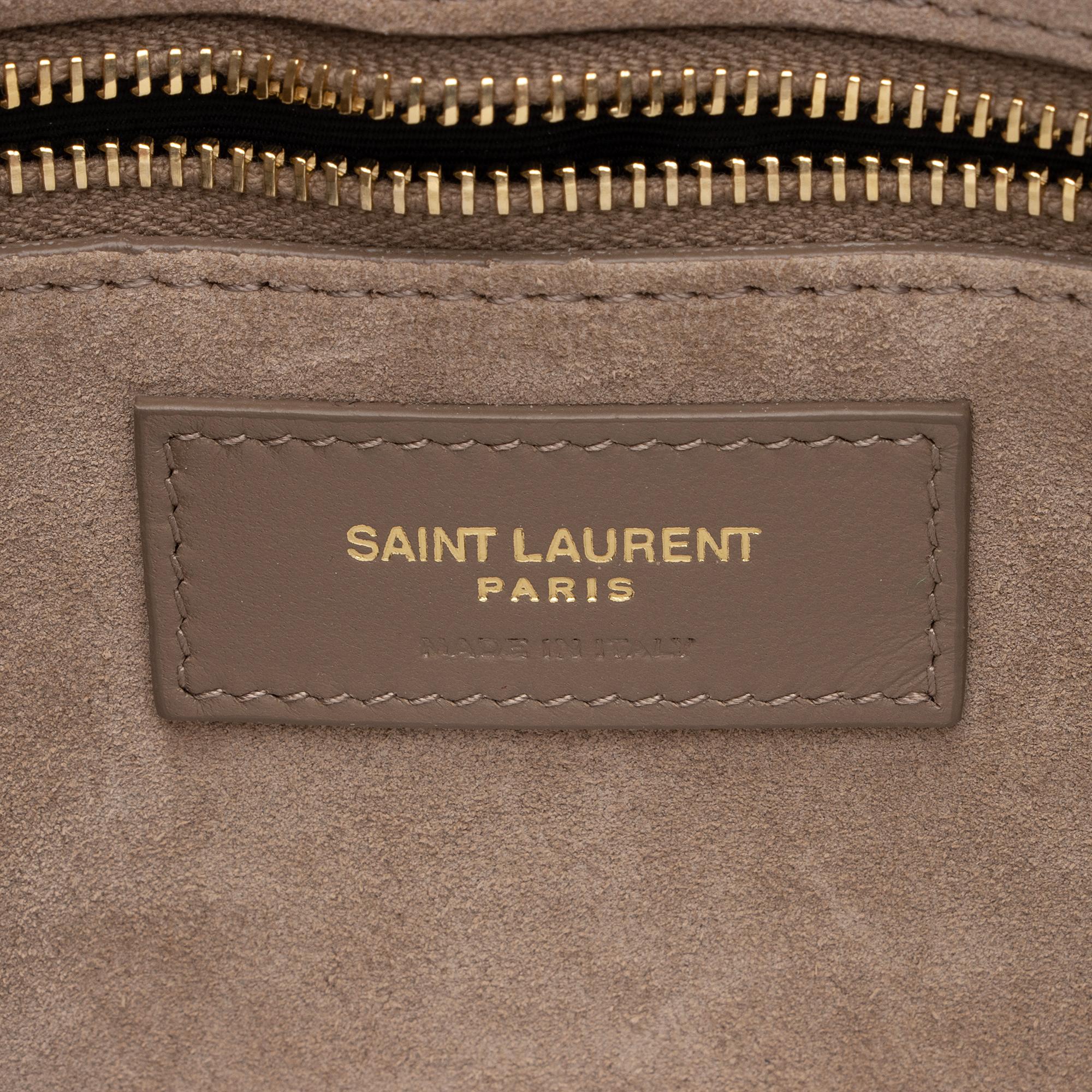 Saint Laurent Smooth Calfskin Monogram Le 5 A 7 Hobo (SHF-GmWODr)