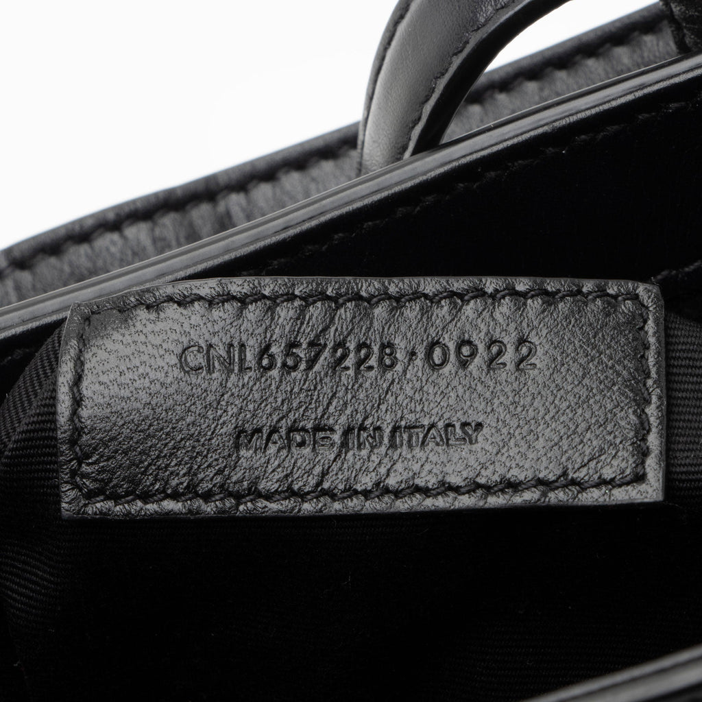Saint Laurent Smooth Calfskin Monogram Le 5 A 7 Hobo (SHF-X5WO2I)