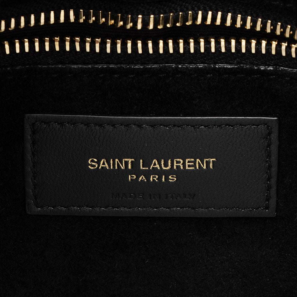 Saint Laurent Smooth Calfskin Monogram Le 5 A 7 Hobo (SHF-X5WO2I)