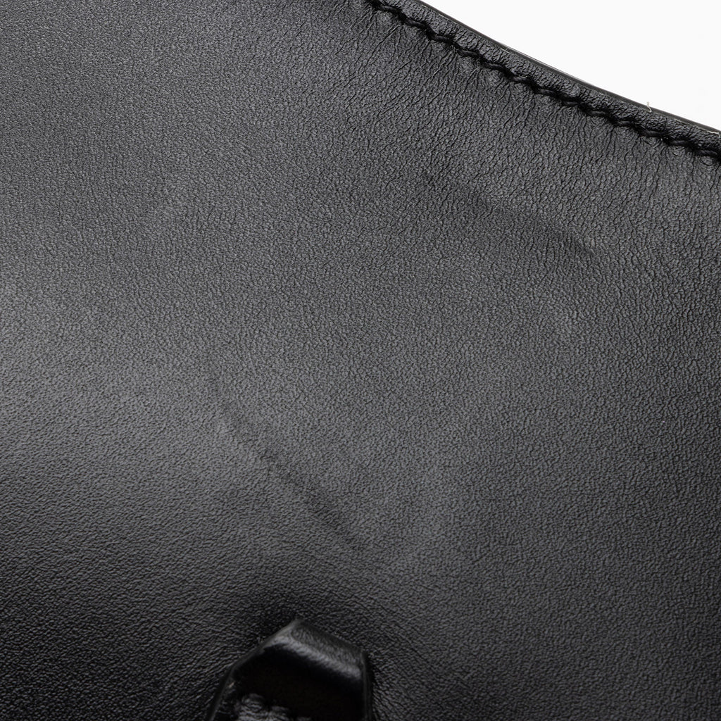 Saint Laurent Smooth Calfskin Monogram Le 5 A 7 Mini Hobo (SHF-zn70qi)