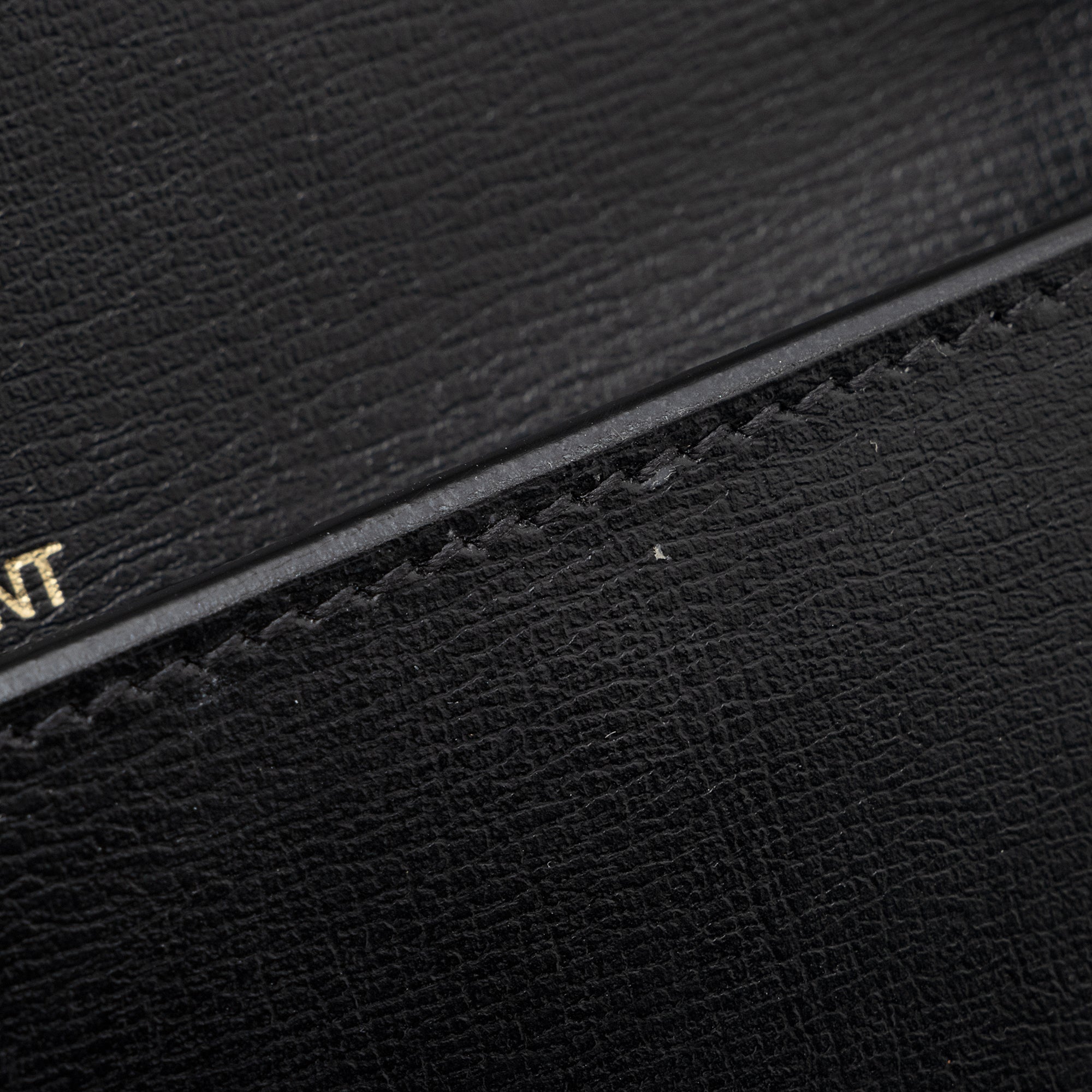 Saint Laurent Smooth Calfskin Monogram Phone Holder Shoulder Bag (SHF-A9QRvt)