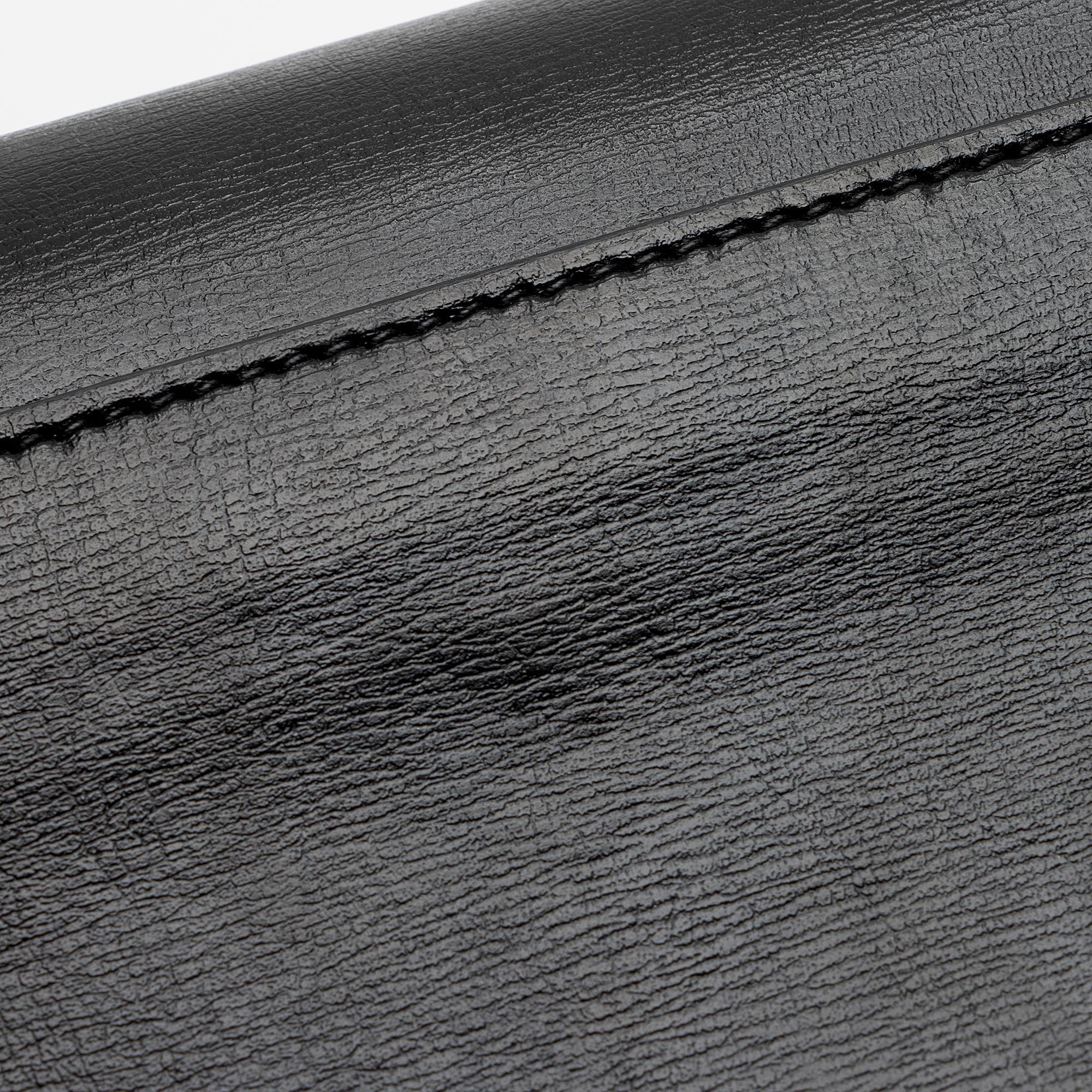 Saint Laurent Smooth Calfskin Monogram Sunset Mini Wallet on Chain Bag (SHF-DINzFy)