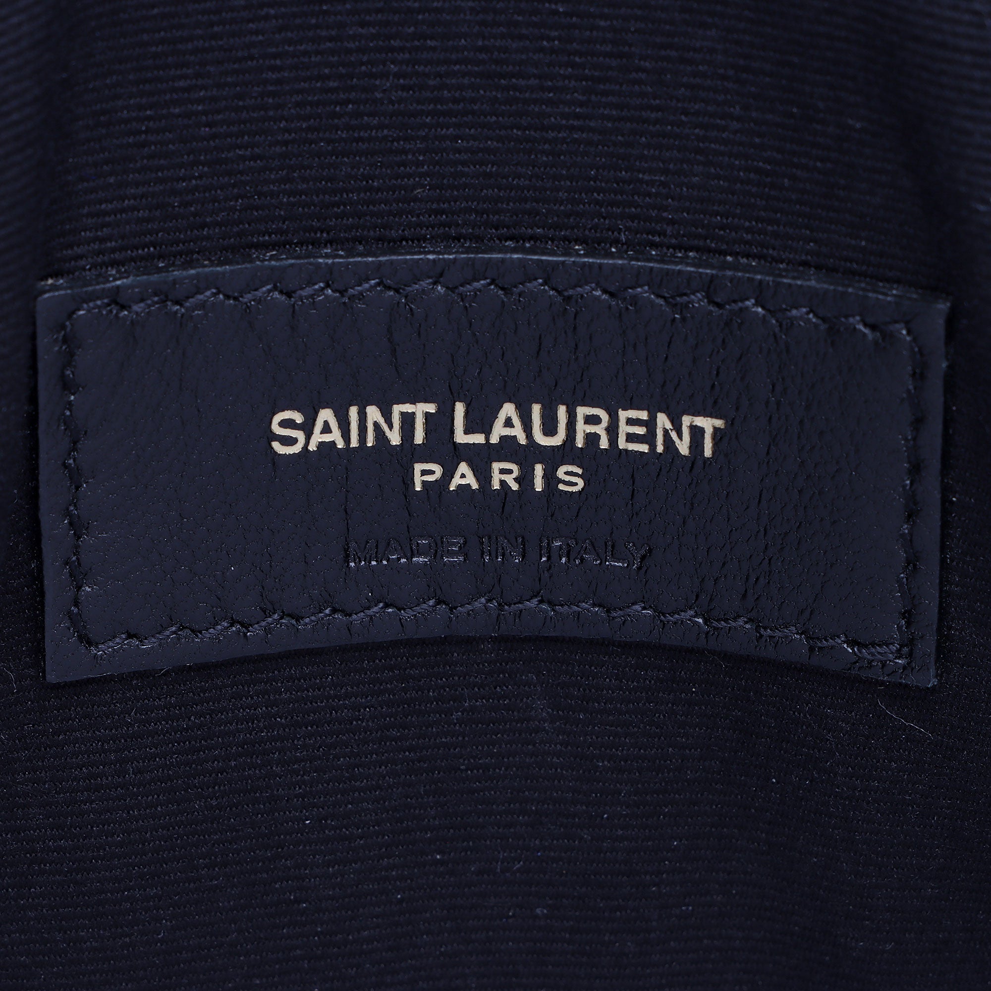 Saint Laurent Smooth Calfskin Monogram Uptown Clutch (SHF-HaidnQ)