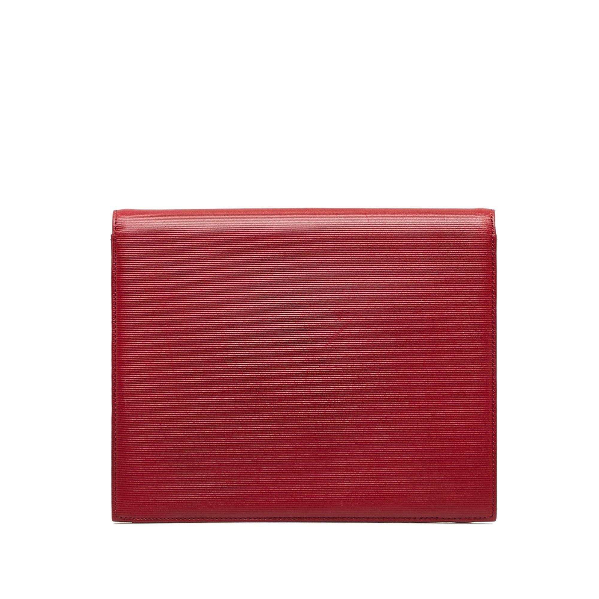Saint Laurent Studded Leather Clutch Bag (SHG-ptOwqf)