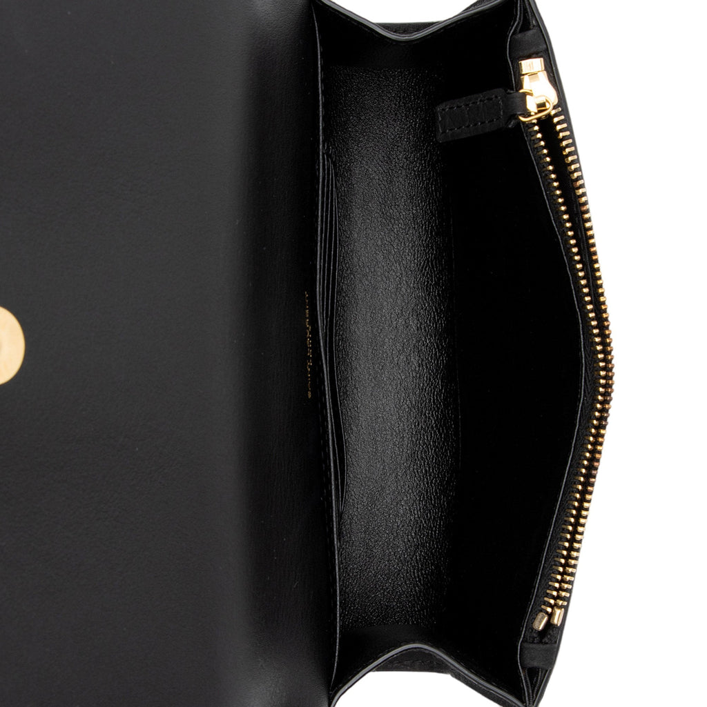 Saint Laurent Suede Croc Embossed Kate Belt Bag (SHF-fiWAvm)
