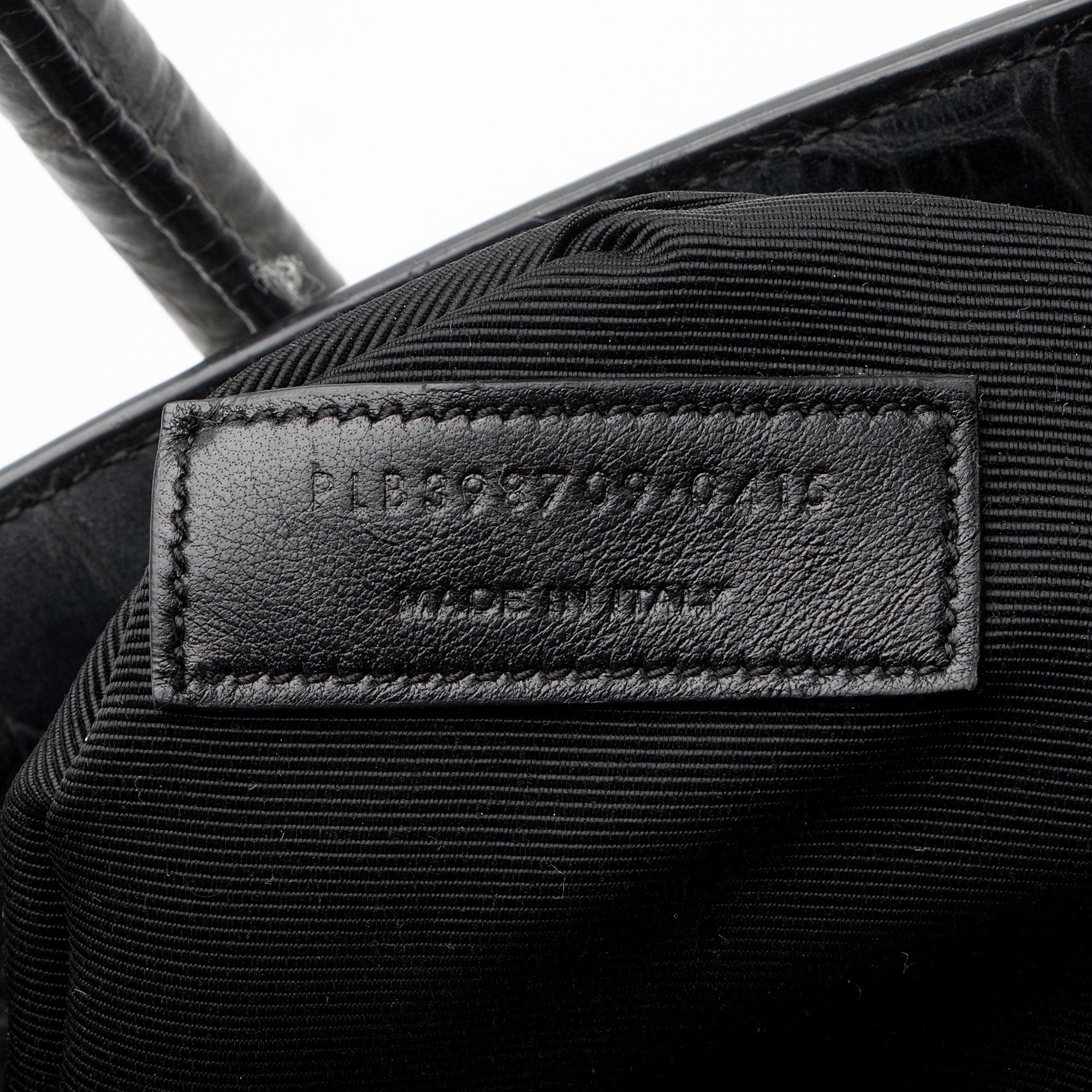 Saint Laurent Suede Croc Embossed Sac De Jour Small Tote (SHF-KNTdV6)