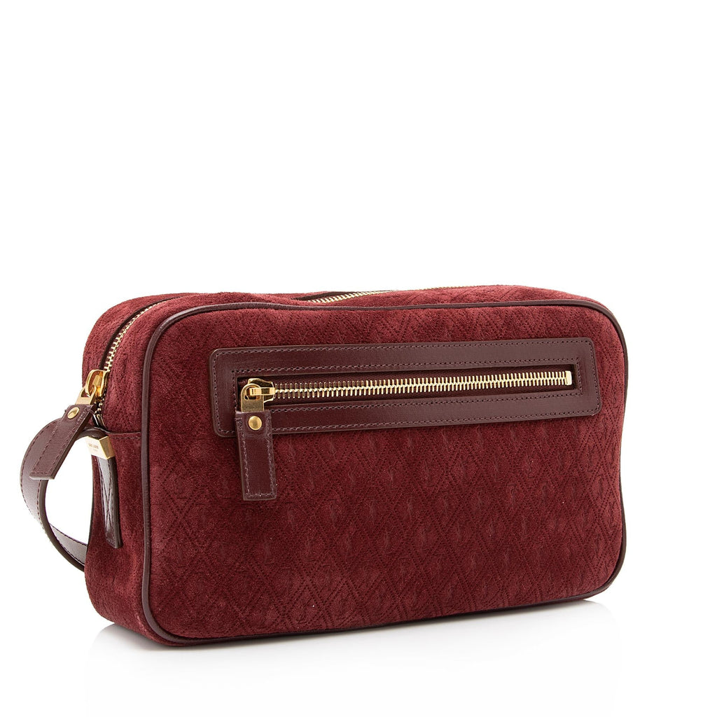 Saint Laurent Suede Le Monogramme Camera Bag (SHF-PE4ejK)