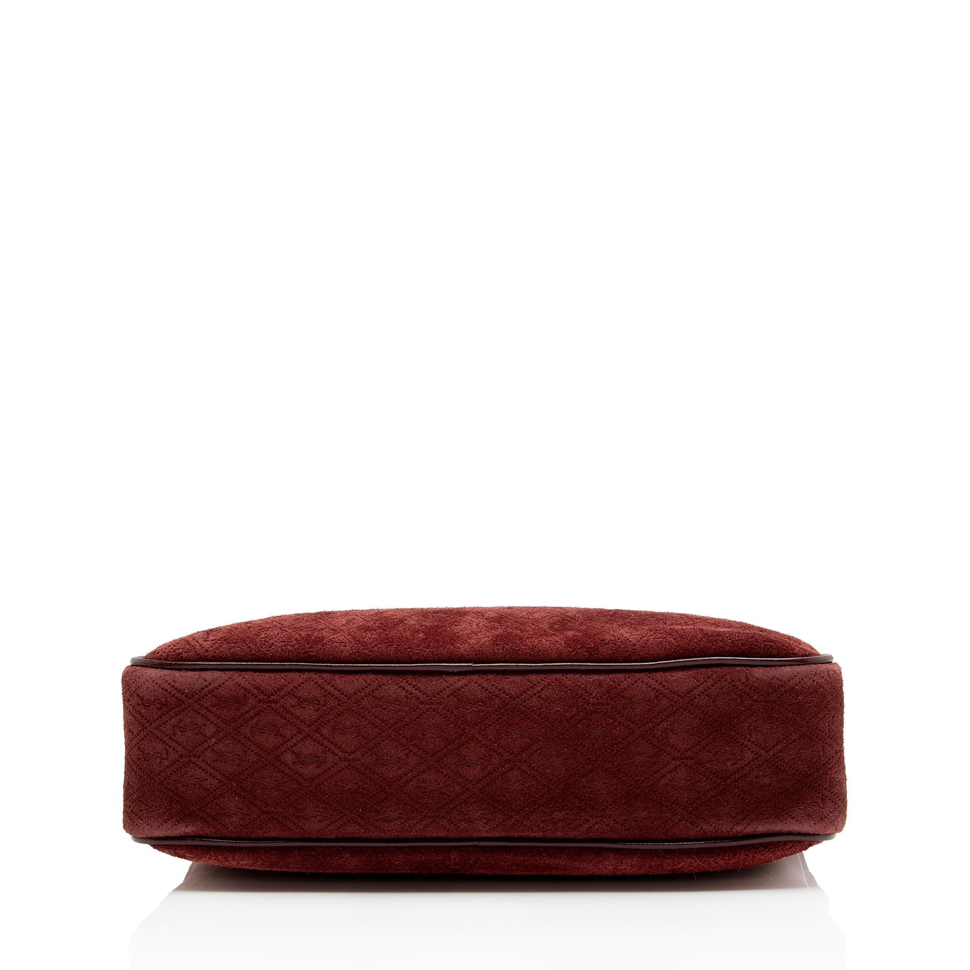 Saint Laurent Suede Le Monogramme Camera Bag (SHF-ZuLYxM)