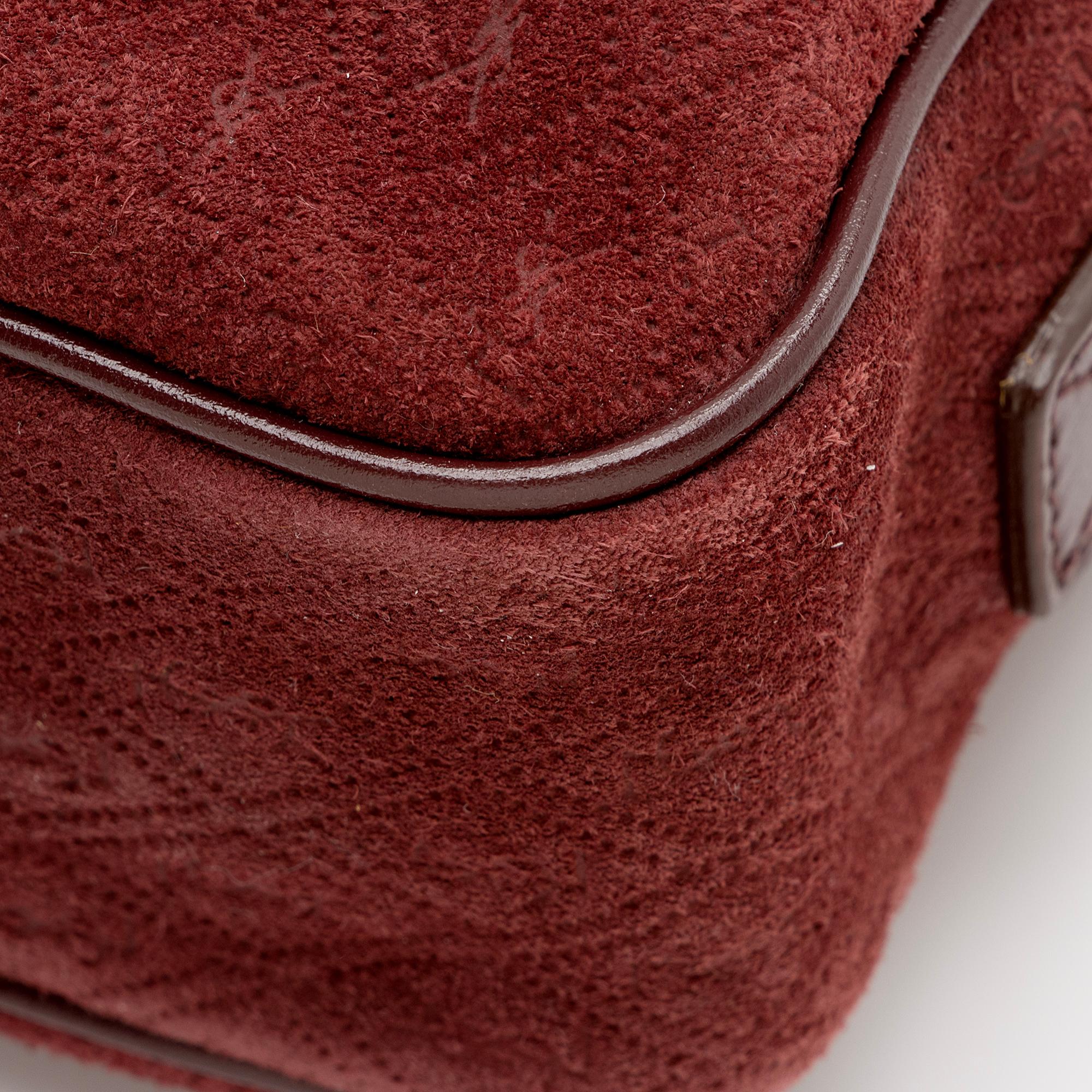 Saint Laurent Suede Le Monogramme Camera Bag (SHF-ZuLYxM)