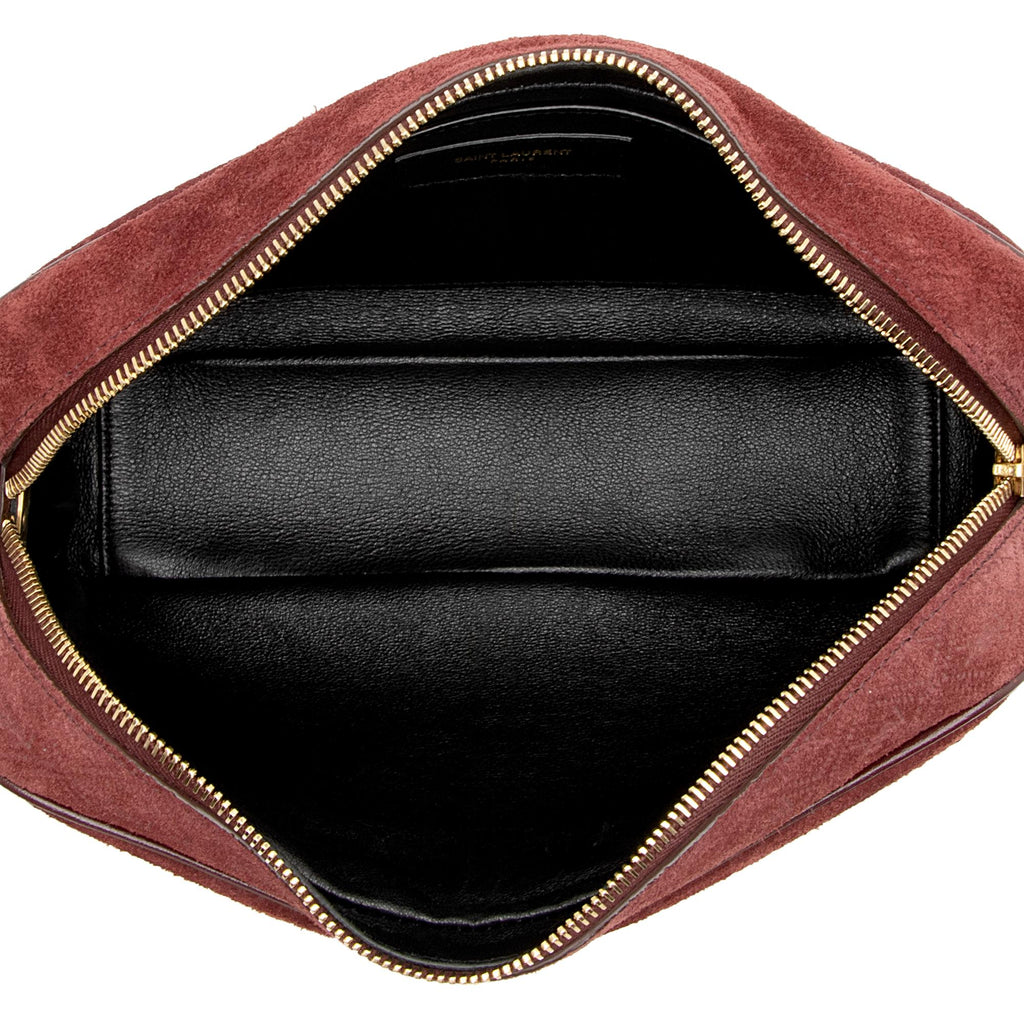 Saint Laurent Suede Le Monogramme Camera Bag (SHF-ZuLYxM)