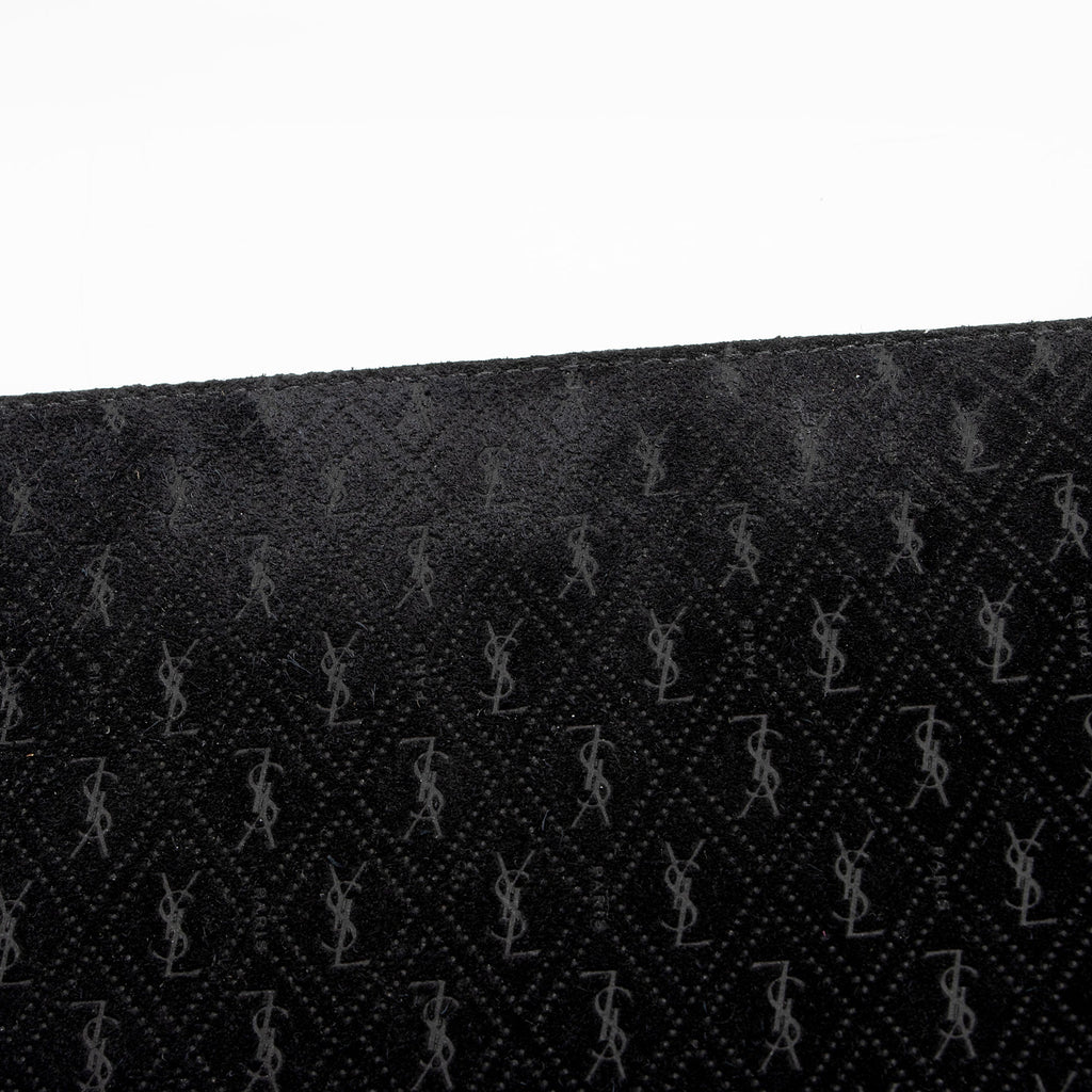 Saint Laurent Suede Monogram King Palm Crossbody Bag (SHF-eGBpnw)