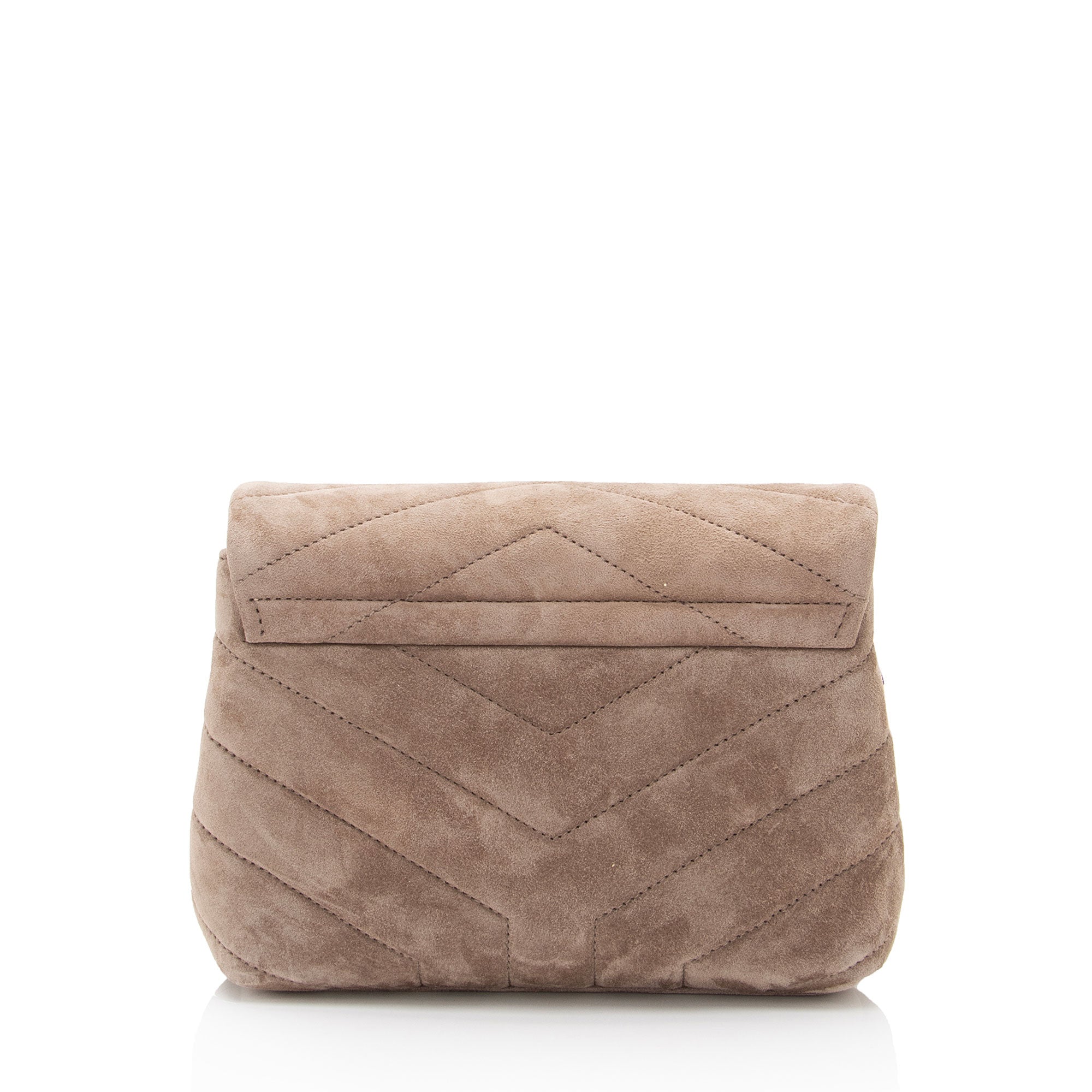 Saint Laurent Suede Monogram LouLou Toy Crossbody Bag (SHF-c1jm6y)